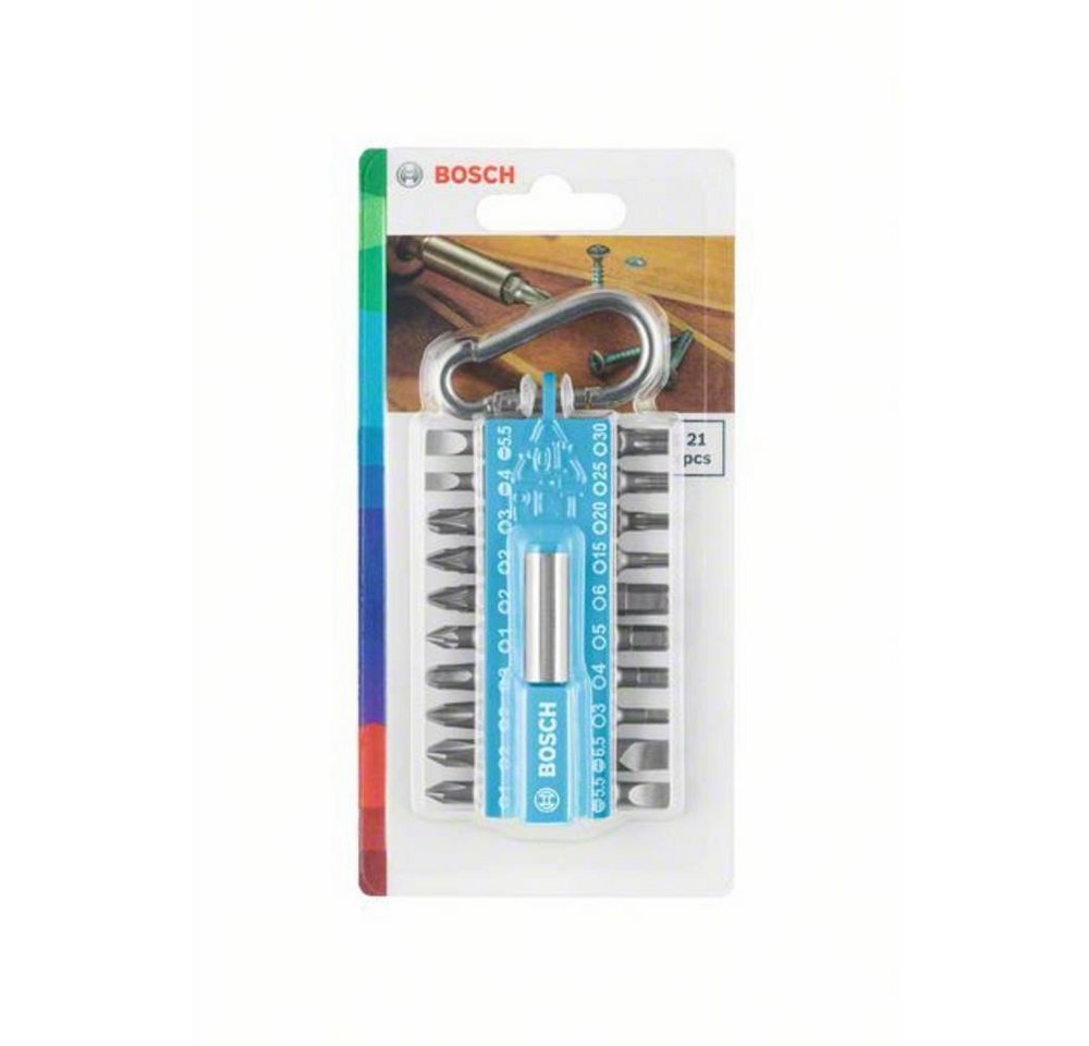 Thumbnail - BOSCH Bit-Set 21-teiliges Schrauberbit-Set mit Snap-hook (