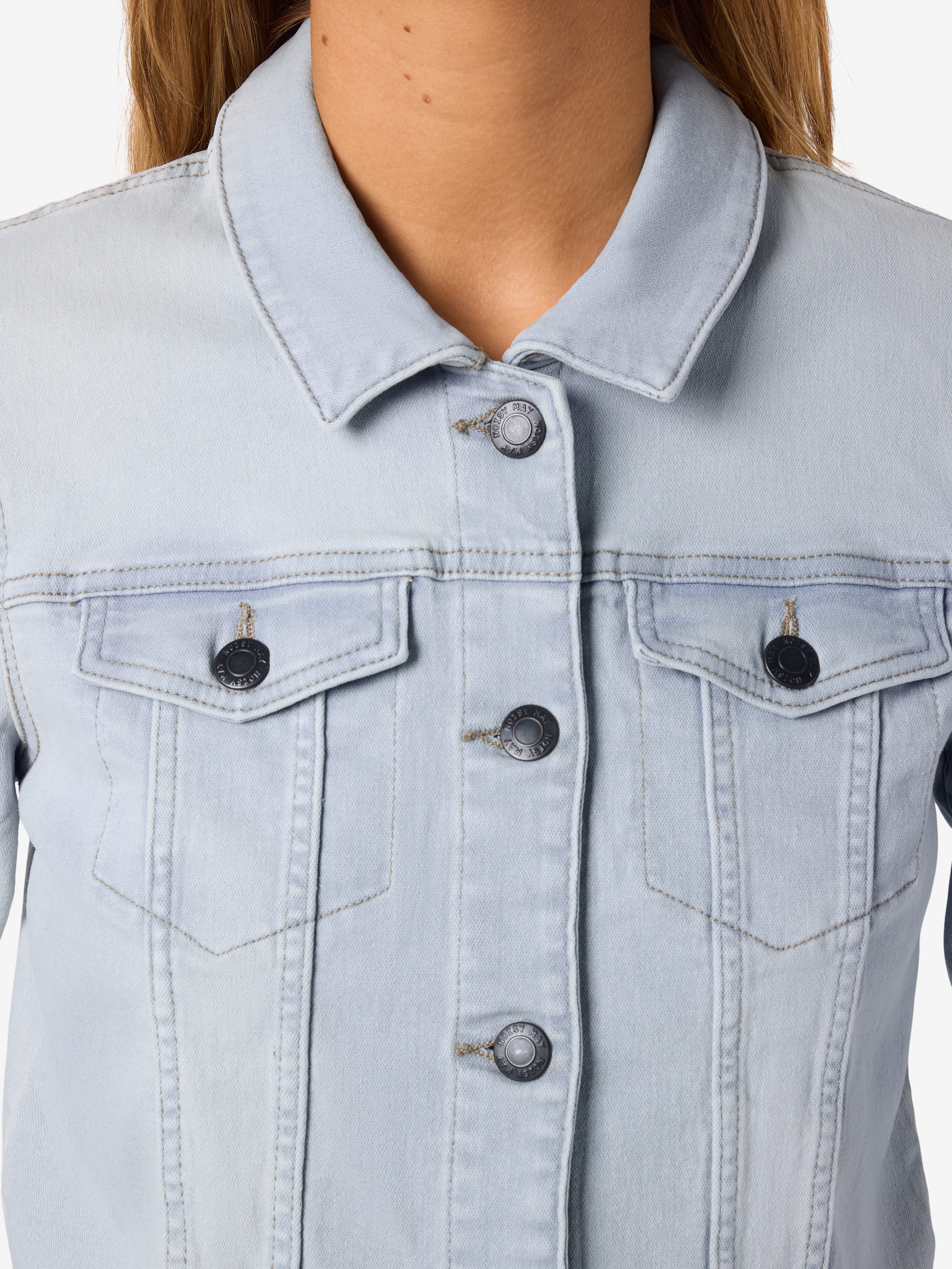 Noisy may Jeansjacke NMDEBRA L/S DENIM JACKET LB NOOS