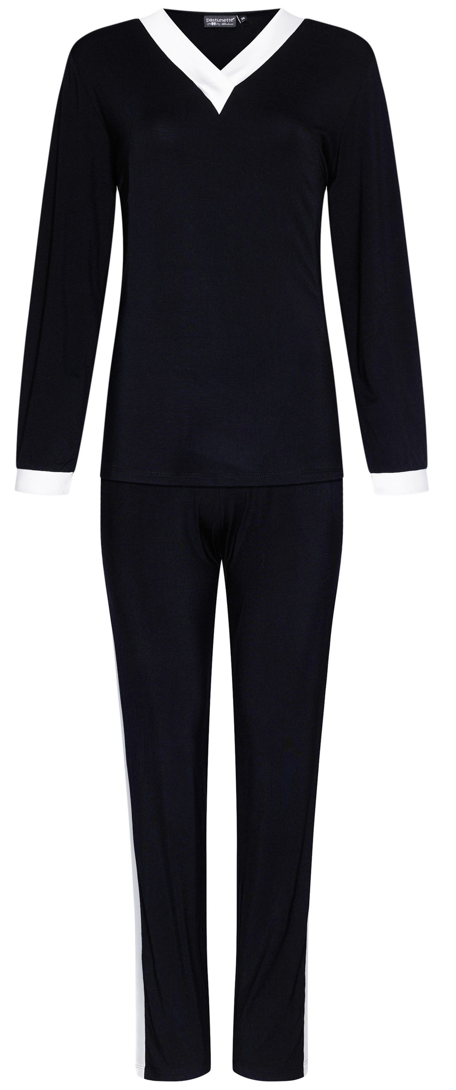 Pastunette Schlafanzug Damen Pyjama lang (2 günstig online kaufen