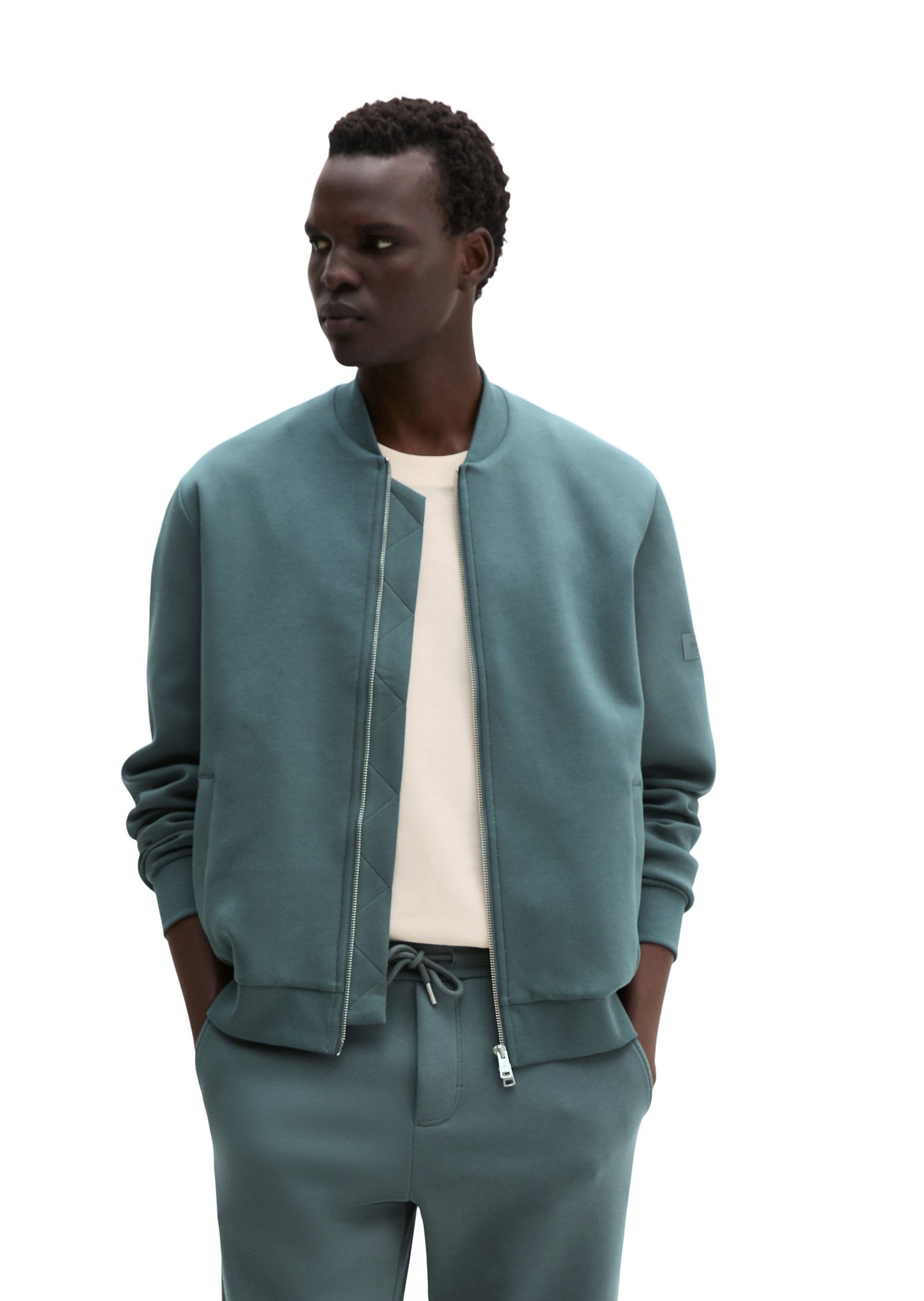 Marc O'Polo Sweatjacke aus Scuba-Interlock günstig online kaufen
