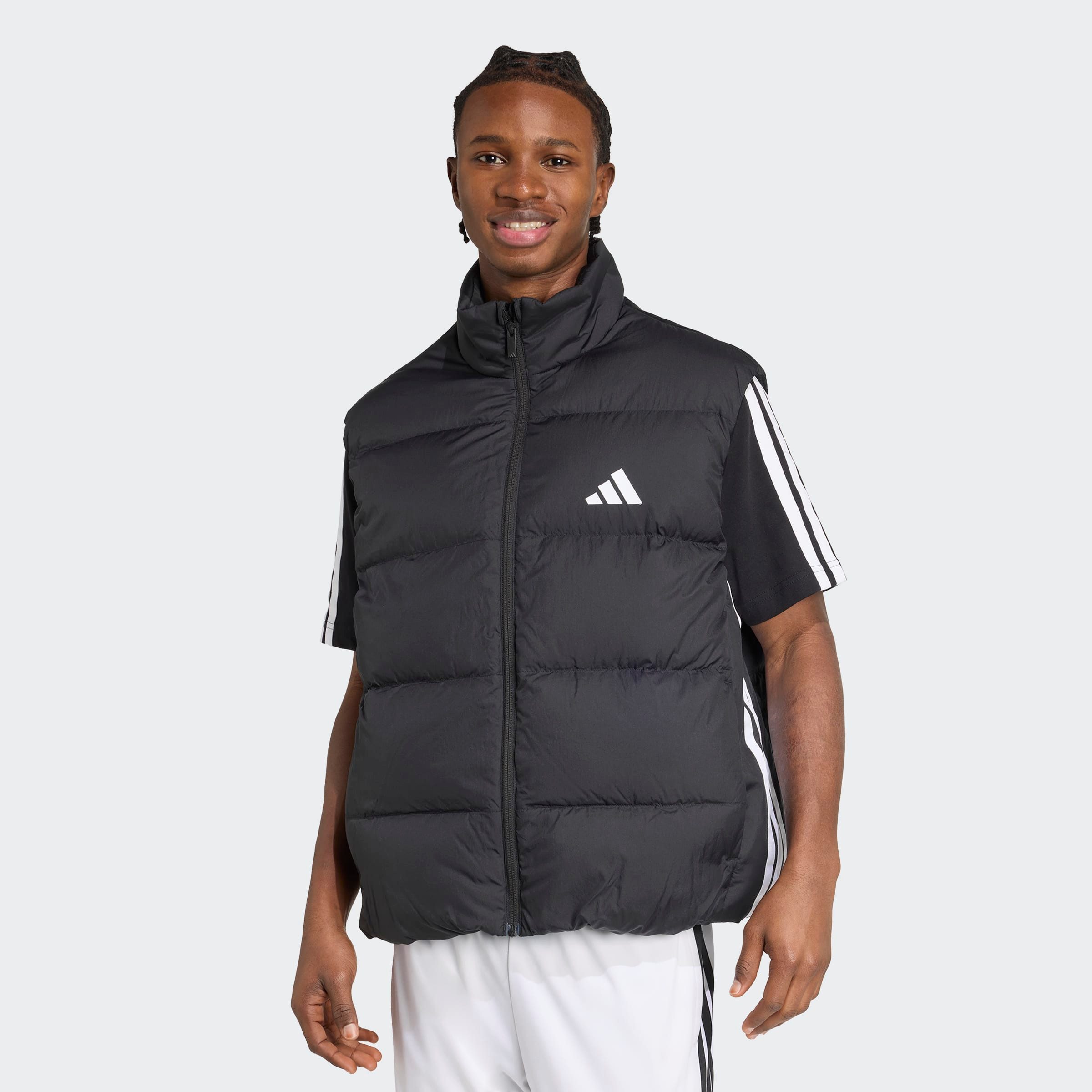 adidas Sportswear Funktionsweste ESSENTIALS CLIMAWARM 3-STRIPES PUFFER