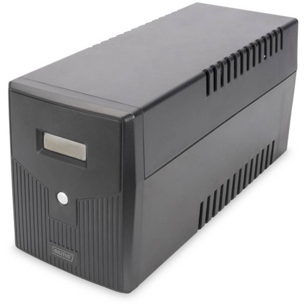 Digitus USV-Anlage Line-Interactive USV, 2000VA/1200W x2, Anschluss, Alarm, Serieller 12V/9Ah LC-Display, USB-Anschluss