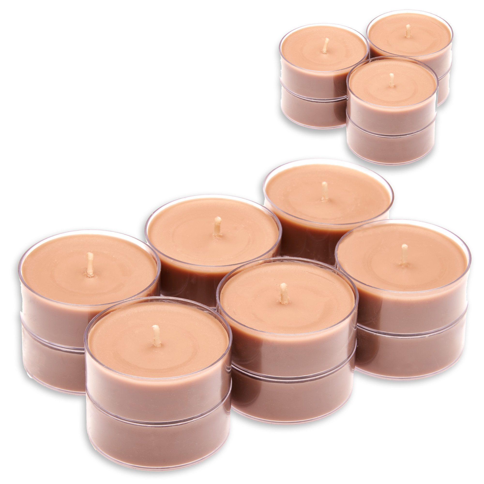 Candelo Duftkerze 12er Set Duftteelichter Gebrannte Mandel in Kunststoff Hü günstig online kaufen