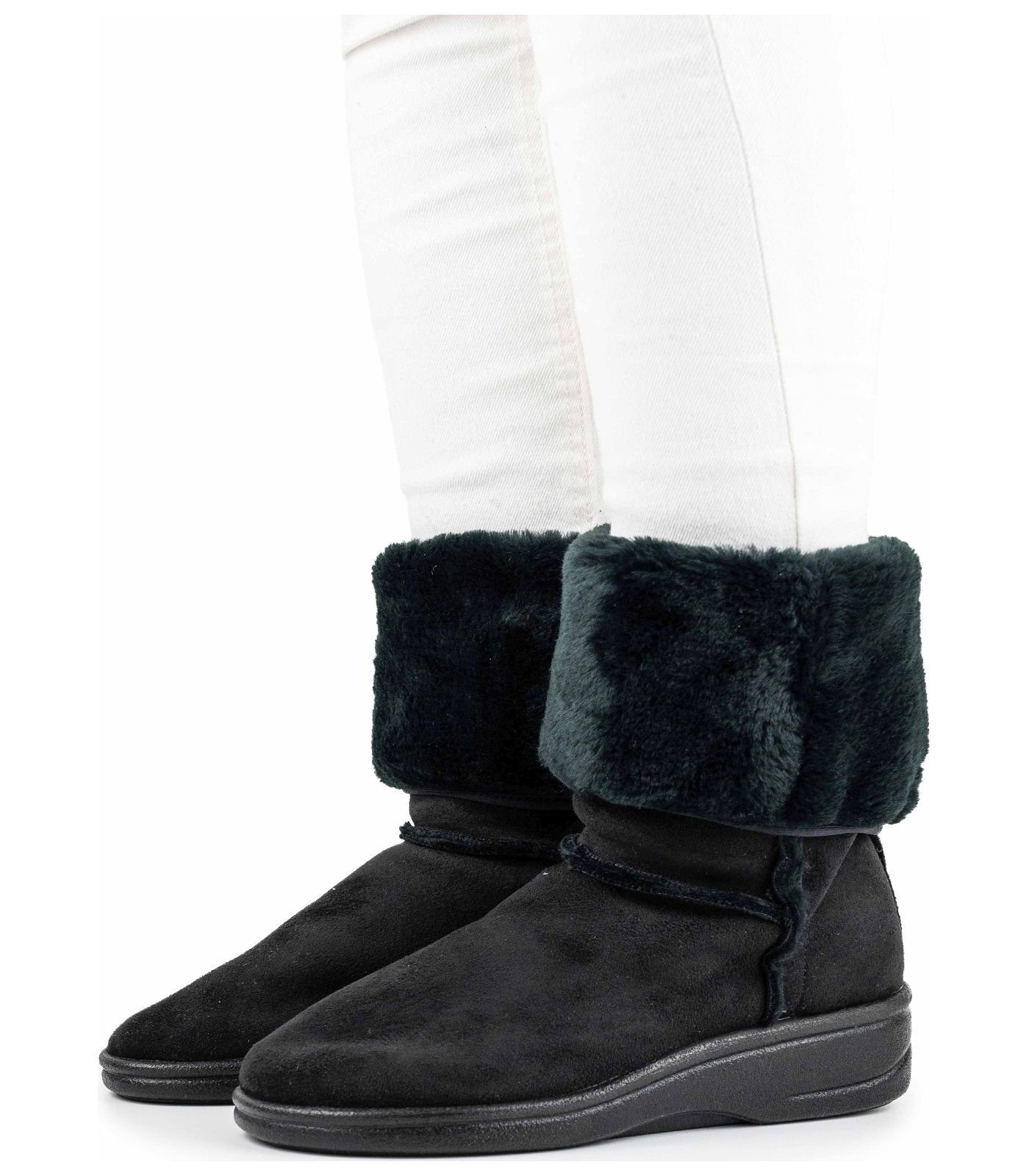 ARCOPEDICO Boots Snowboots Lederimitat Black