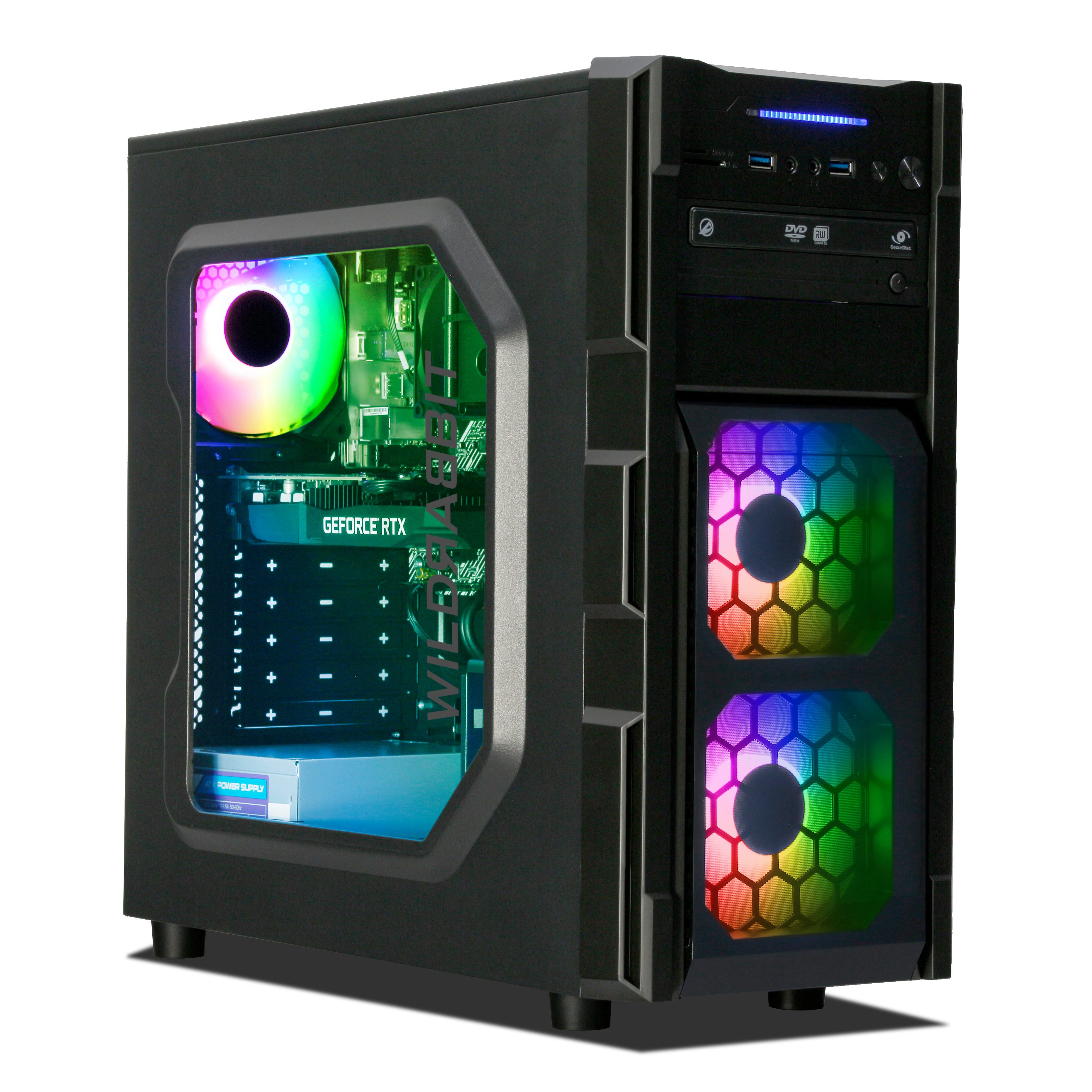 ANKERMANN-PC Business Office Work Gaming V3 Gaming-PC (AMD Ryzen 7 5700X, GeForce RTX 3050, 32 GB RAM, 1000 GB SSD, Luftkühlung)