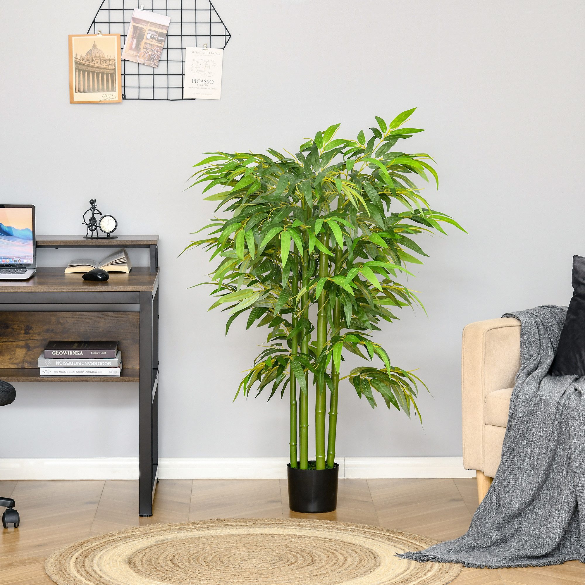 Kunstpflanze groß 140 cm Plastik künstliche günstig online kaufen
