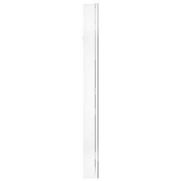 vidaXL Spiegel Spiegel-Schmuckschrank mit LED-Beleuchtung Wandmontage Weiß (1-St)