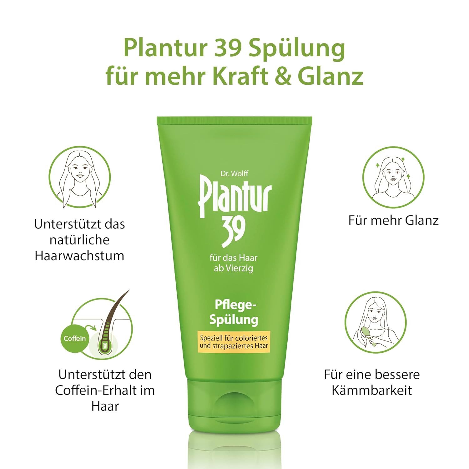 Plantur 39 Haarspülung Pflege-Spülung - Coloriertes & Strapaziertes Haar, 1-tlg.