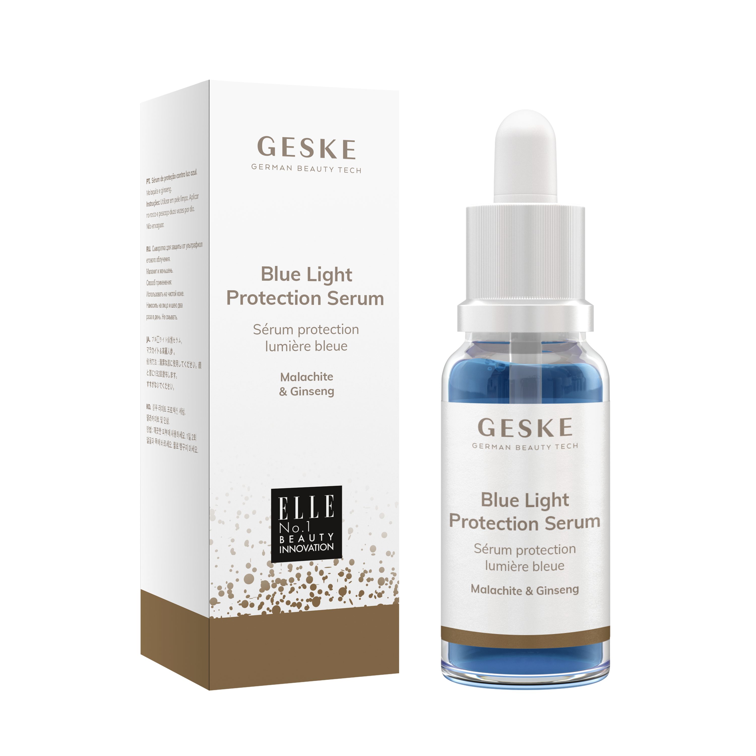 Protection 1-tlg. Tech Light Beauty Augengel German Serum, GESKE Blue