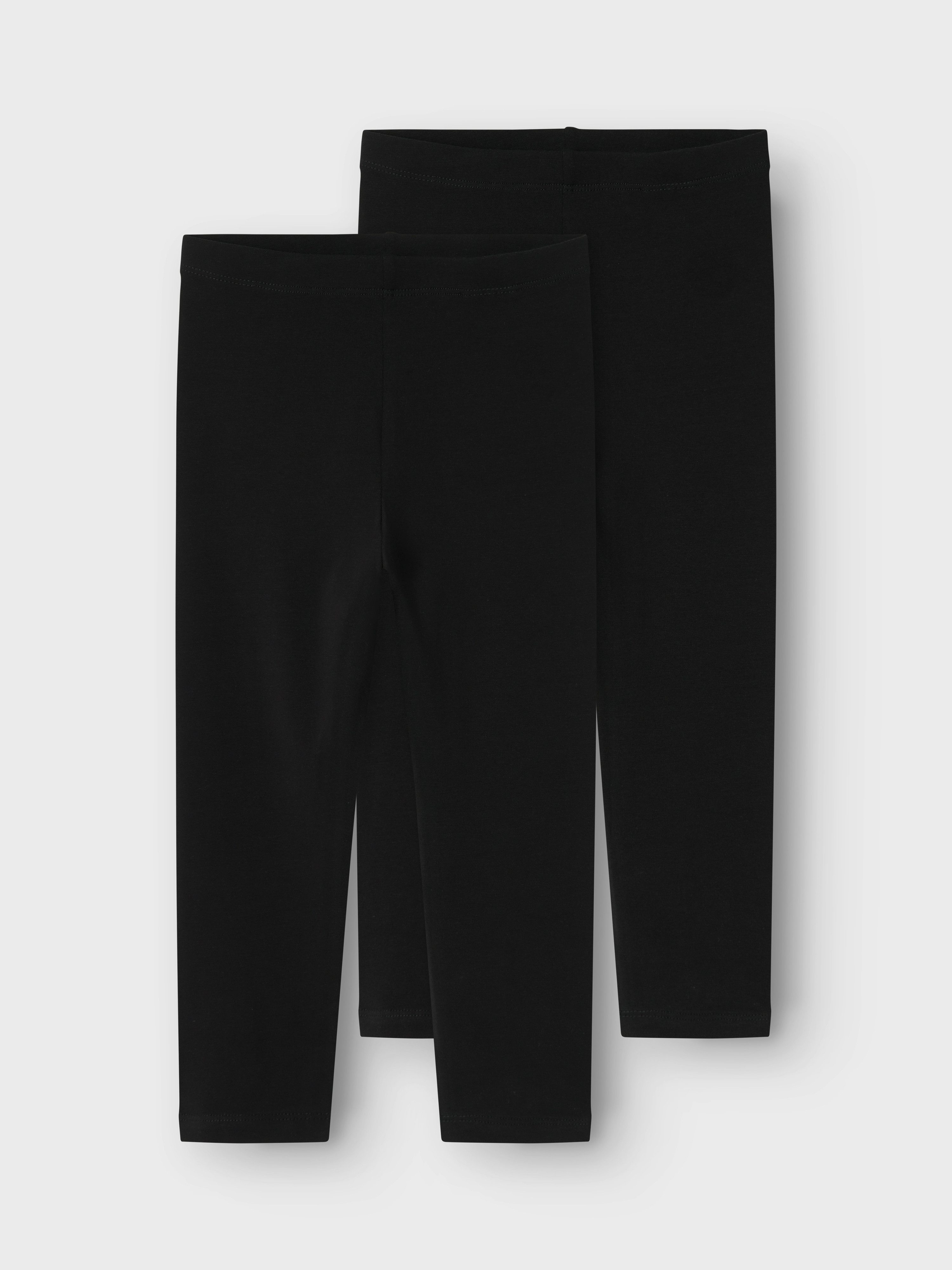 Name It Caprileggings NKFVIVIAN 2P CAPRI LEGGING F NOOS (Packung, 2-tlg) Baumwollmischung, Stretch, wadenlang