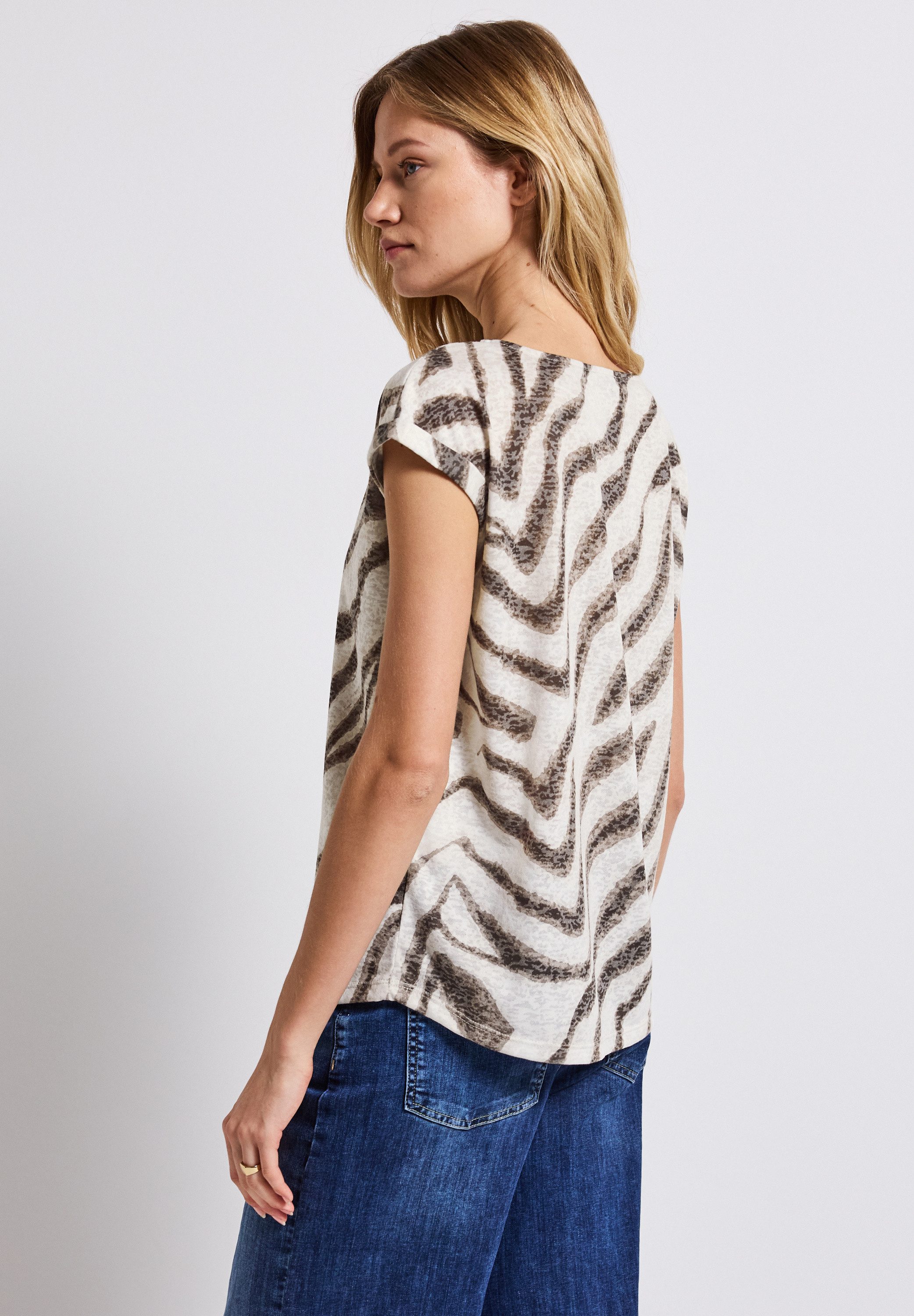 STREET ONE Shirttop mit All-Over Print günstig online kaufen