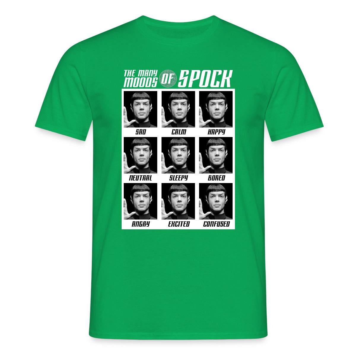 T-Shirt Star Trek Discovery Moods of Spock Männer T-Shirt