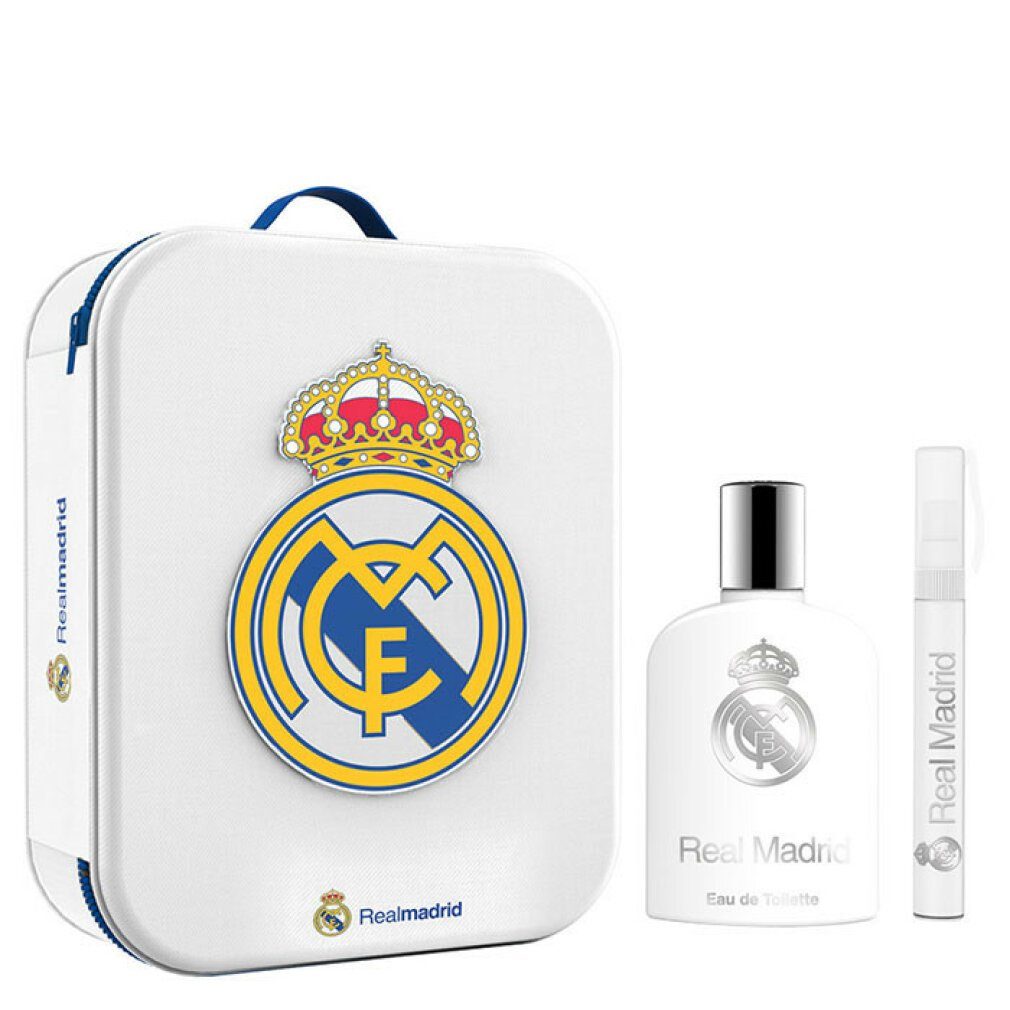 Eau 3 Set Toilette Toilette Madrid de Eau 100ml 2019 Stück Spray De Real Madrid Real