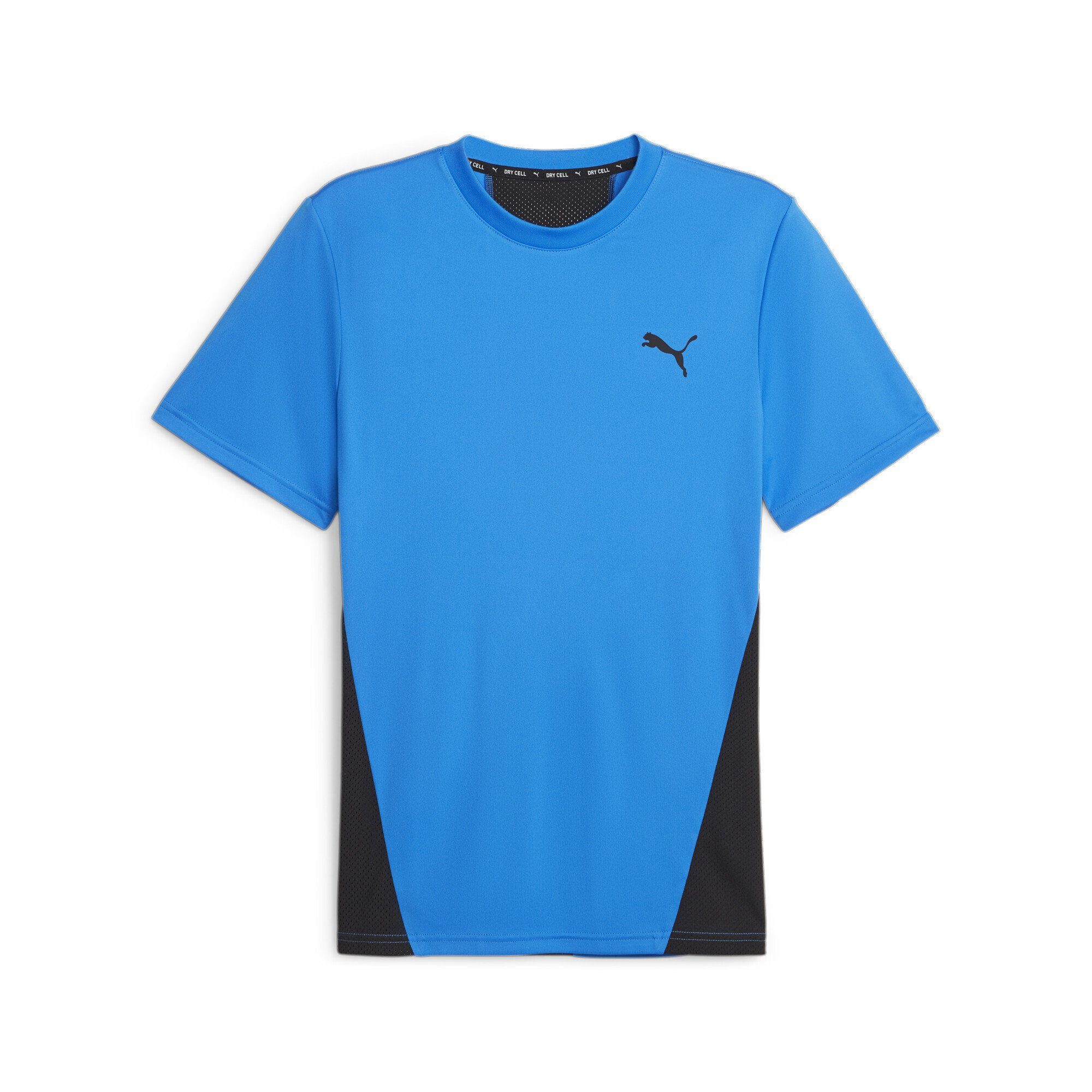 Herren Ultra Day Black PUMA Train Trainingsshirt Blue All Trainings-T-Shirt
