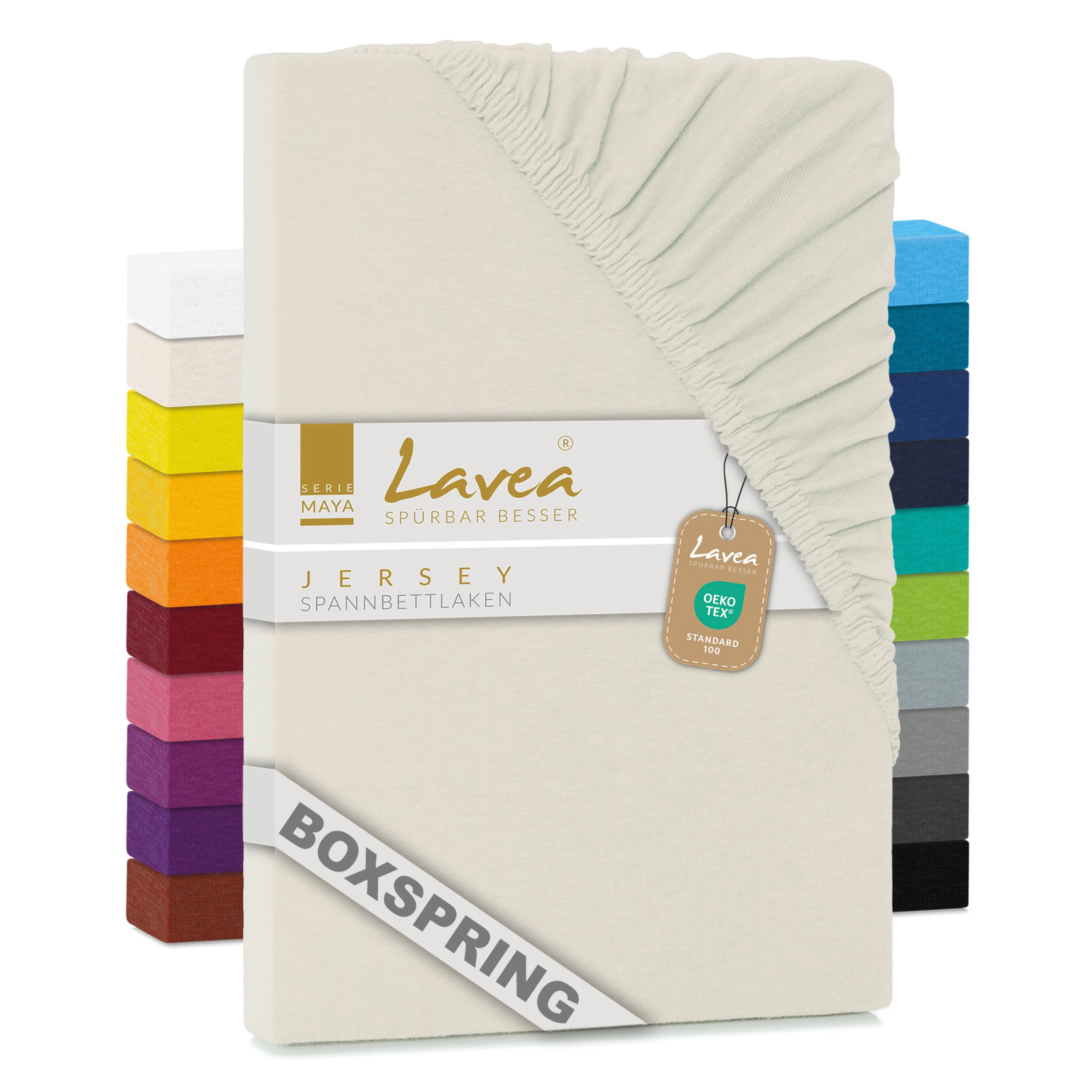 Lavea Spannbettlaken Maya, in Gr. 60x140, günstig online kaufen