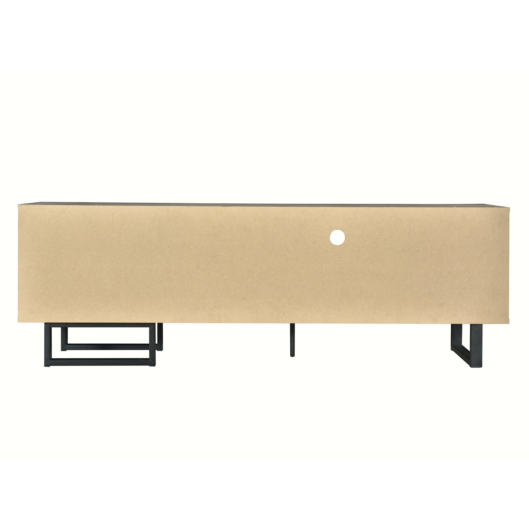 Fach, zwei Lowboard 51.5 (1-St) (cm) x offenes BlingBin ein 160 40 x Breite zwei TV-Schrank Fächer, TV-Möbel 160CM Türen,