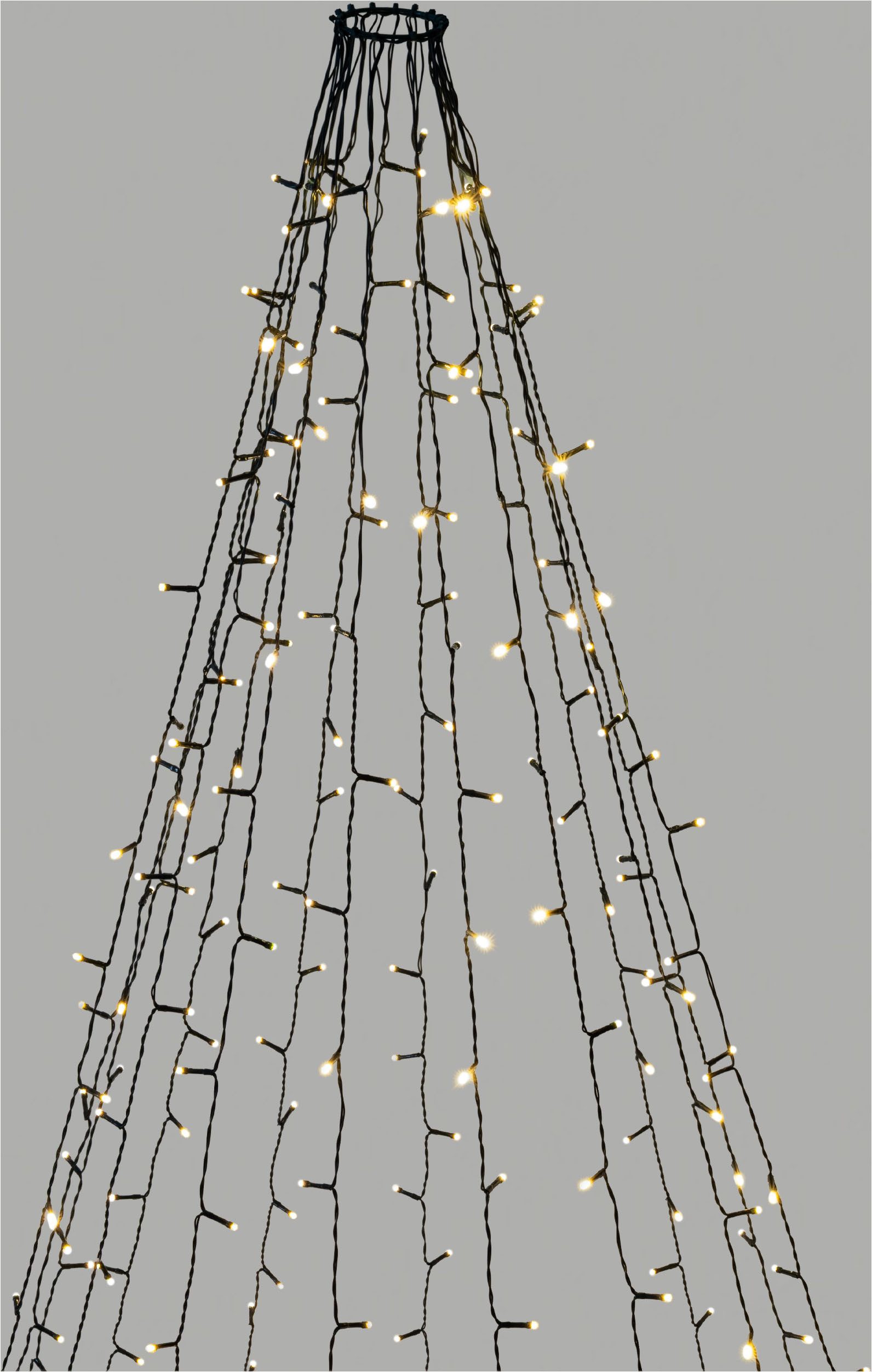 OTTO home LED-Baummantel Baumvorhang in unterschiedlichen Längen, Timer (6/18h), Outdoor Indoor, Lichterkette, warmweiß, Blink-/ Timer- u. Memoryfunktion, 5m Zu – Bild 2 von 5