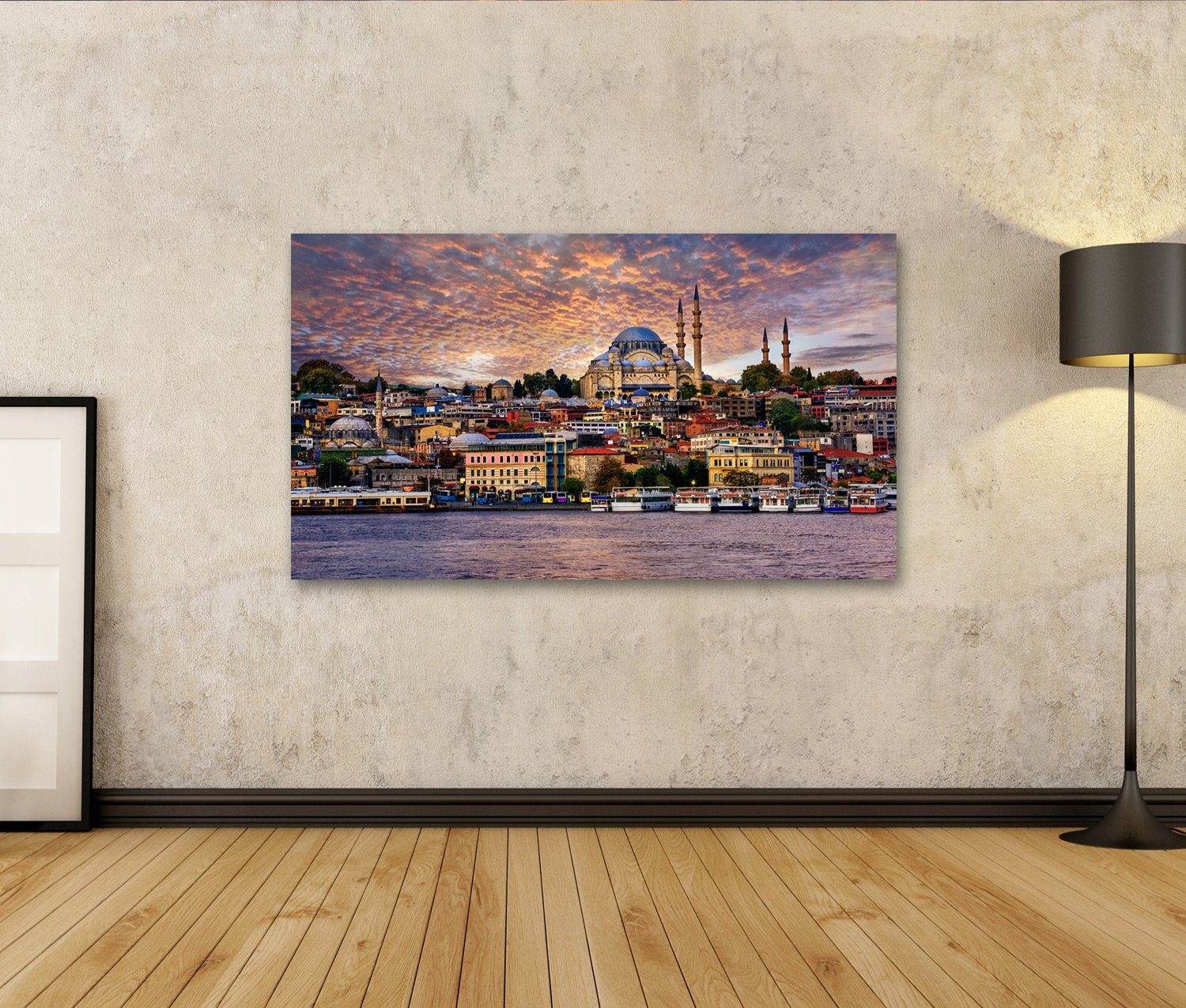 islandburner Leinwandbild Bild auf Leinwand Goldenes günstig online kaufen