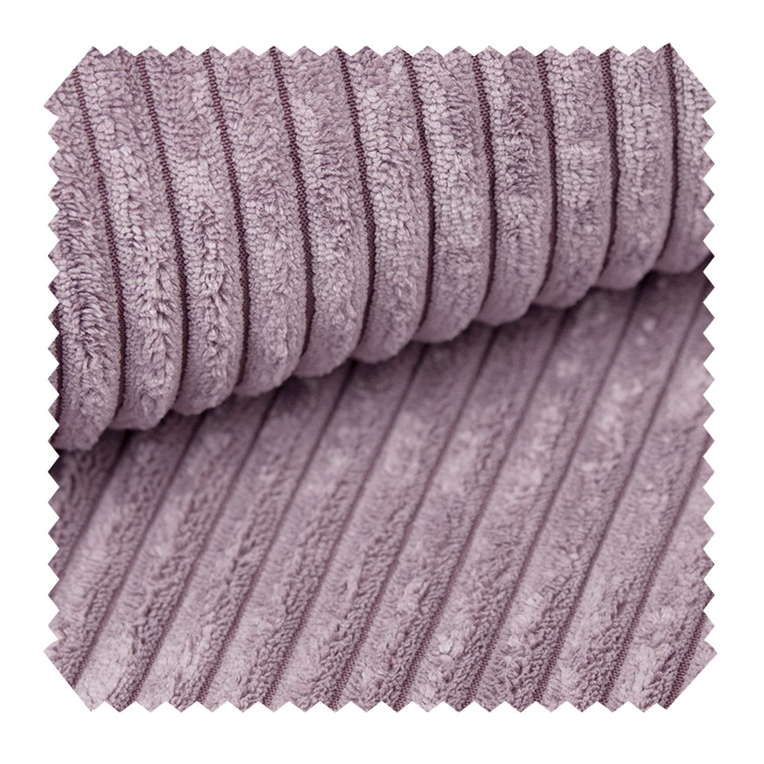 novely® Stoff PORTO - Polsterstoff in Breitcord-Optik - Ultraweicher Möbelstoff,