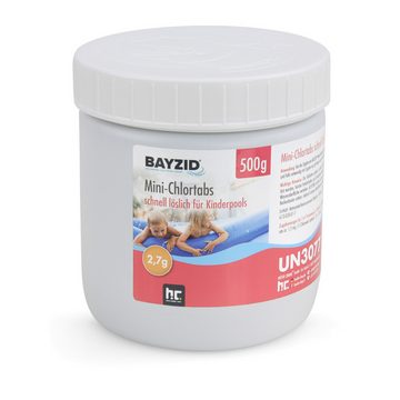 BAYZID Chlorgranulat 500 g BAYZID® Mini - Chlortabs 2,7 g für kleine Pools