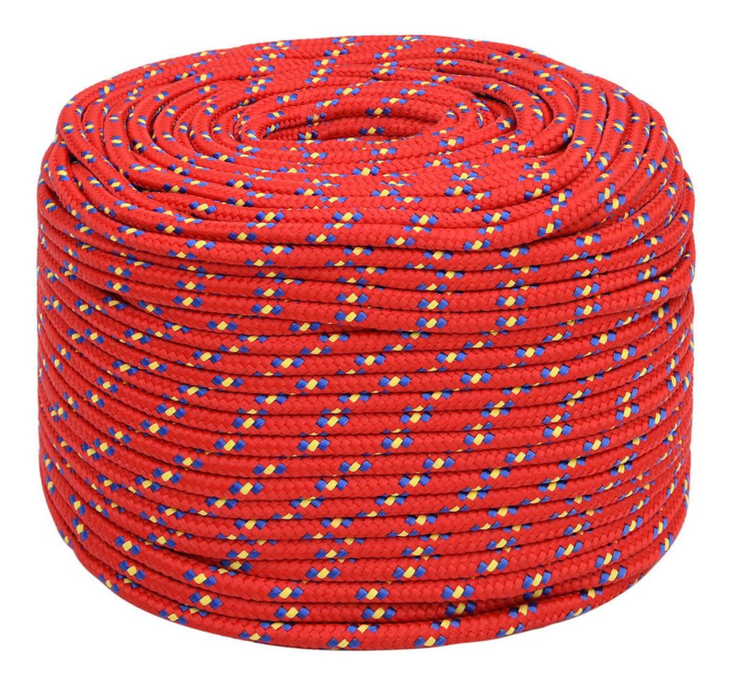 Thumbnail - vidaXL Seil, Bootsseil Rot 8 mm 250 m Polypropylen