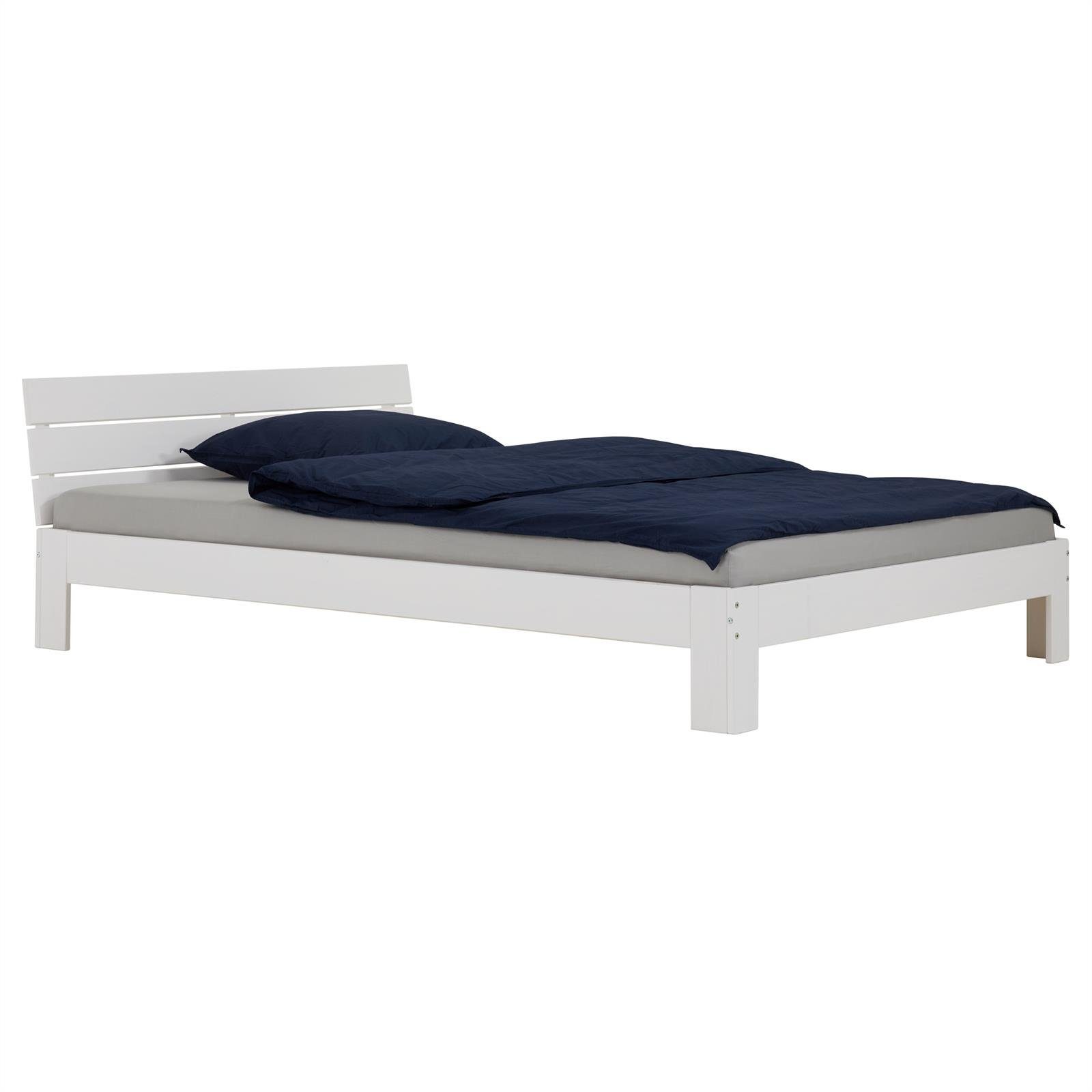 IDIMEX Massivholzbett THOMAS, Doppelbett 140x200 cm mit Kopftei aus Massivh günstig online kaufen