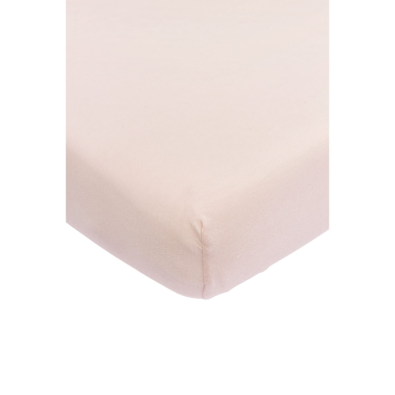 Meyco Baby Spannbettlaken Soft Pink, Jersey, Gummizug: Rundum, (1 Stück), 40x80/90cm - 1-pack