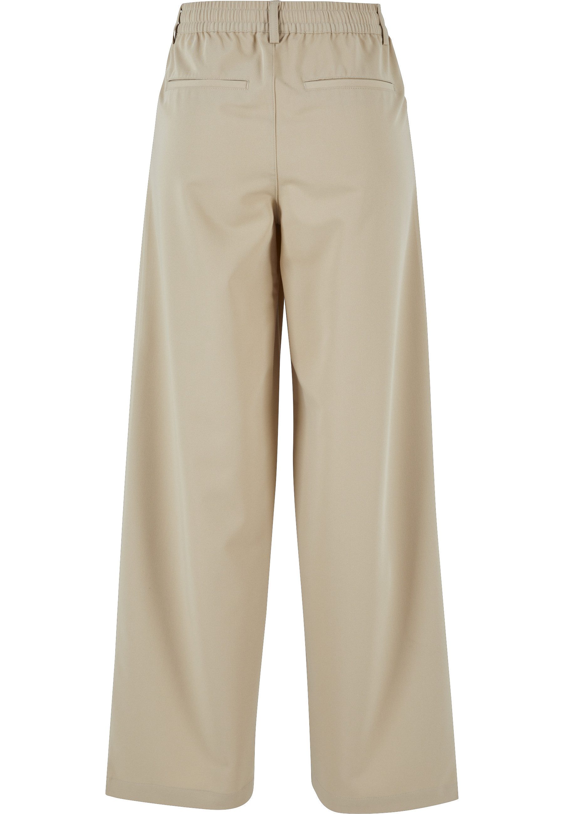 URBAN CLASSICS Stoffhose Urban Classics Damen Ladies Ultra Wide Pleat-Front günstig online kaufen