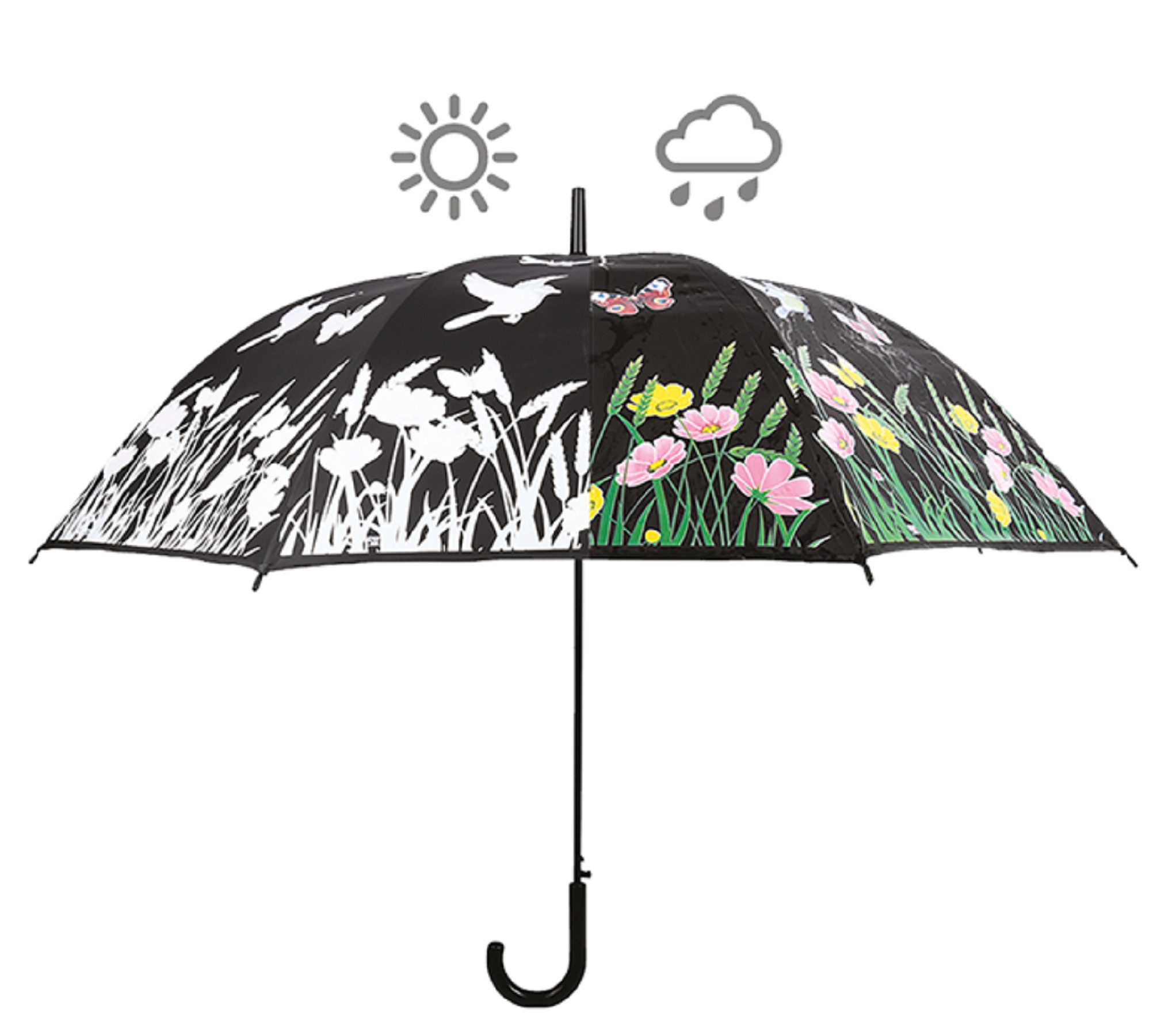 degawo Stockregenschirm Farbwechsel bei Nässe Regenschirm günstig online kaufen