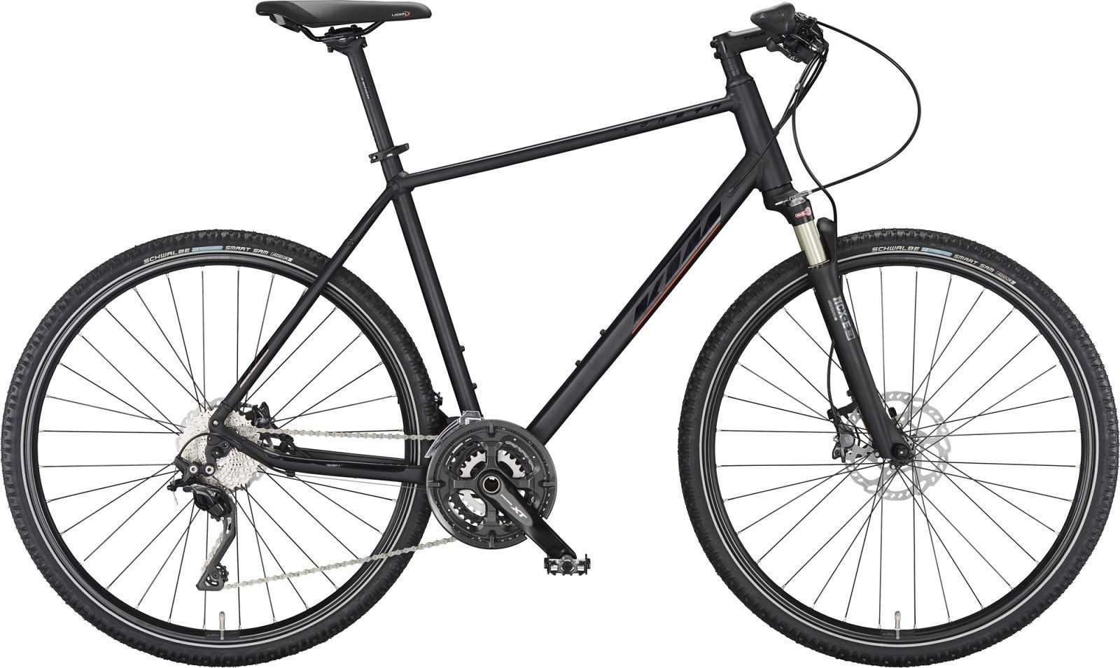 KTM Crossrad KTM Loreto Cross Herren schwarz 2025, 30 Gang Shimano Deore XT T8000-10 SGS shadow, Kettenschaltung