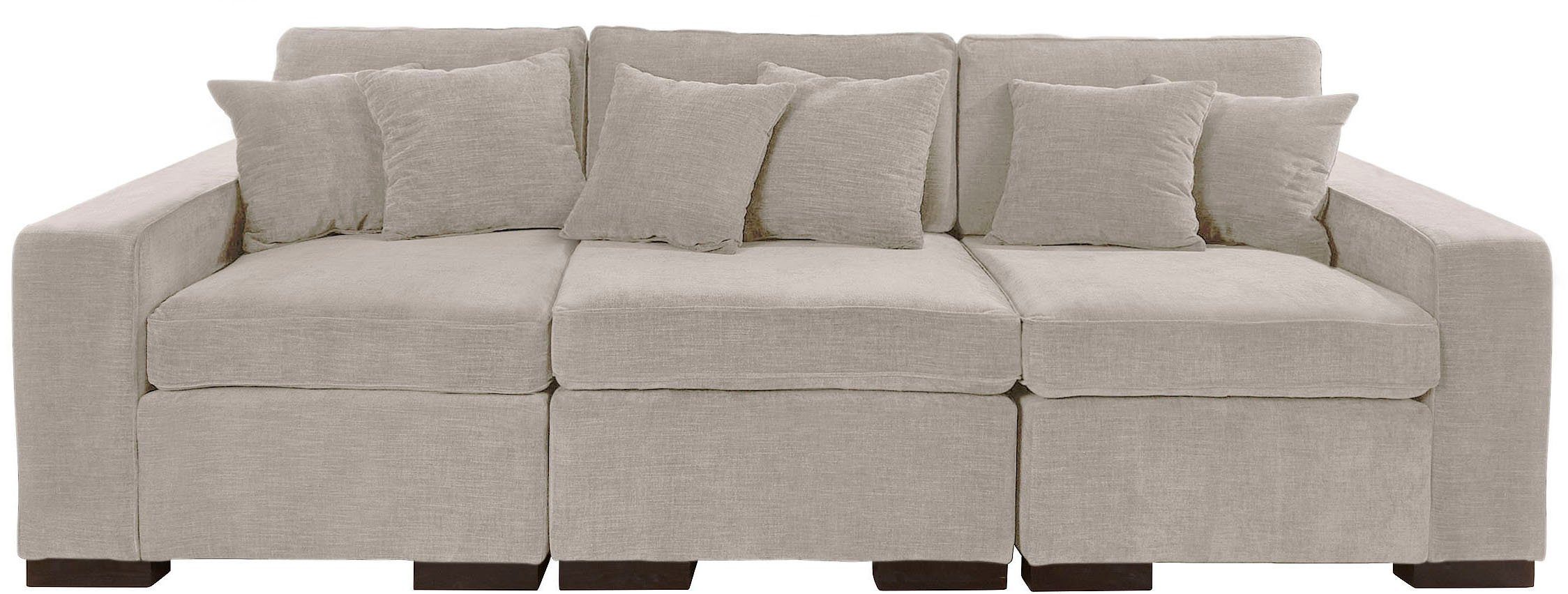 Home affaire 3-Sitzer "Skara", Lounge-Sofa mit Federkernpolsterung, in viel günstig online kaufen