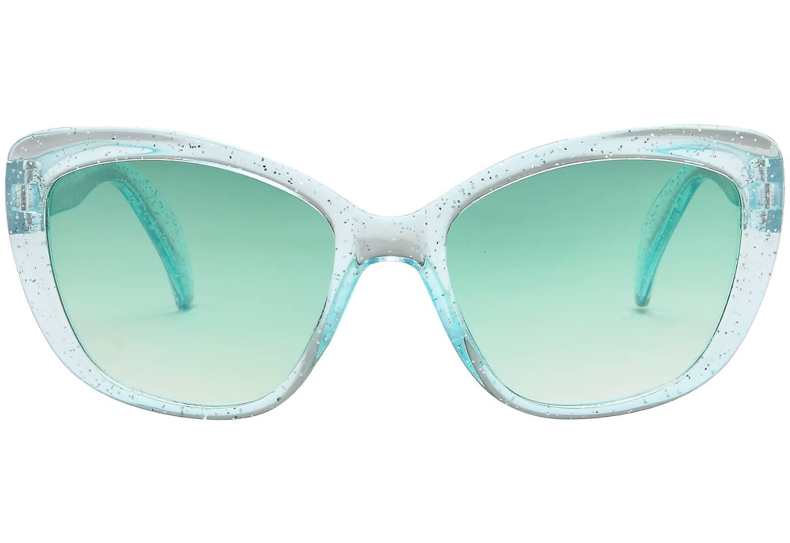 BEZLIT Eyewear Retrosonnenbrille Mädchen Kinder Sonnenbrille Cat-Eye Stil (1-St) mit durchsichtigen Bügel