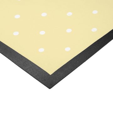 Fußmatte 40 x 60 cm Walfisch Thunfisch - Gelb Pastell - Geschenk, Witz, Schmut, Mr. & Mrs. Panda, Höhe: 0.3 mm, abriebfest