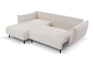 MOEBLO Ecksofa Rolling, mit Bettkasten mit Schlaffunktion Universelle Ottomane, Eckcouch Wohnlandschaft Sofa mit Ottomane Eckgarnitur Polsterecke, mit Relaxfunktion, (BxHxT):257x90x171 cm