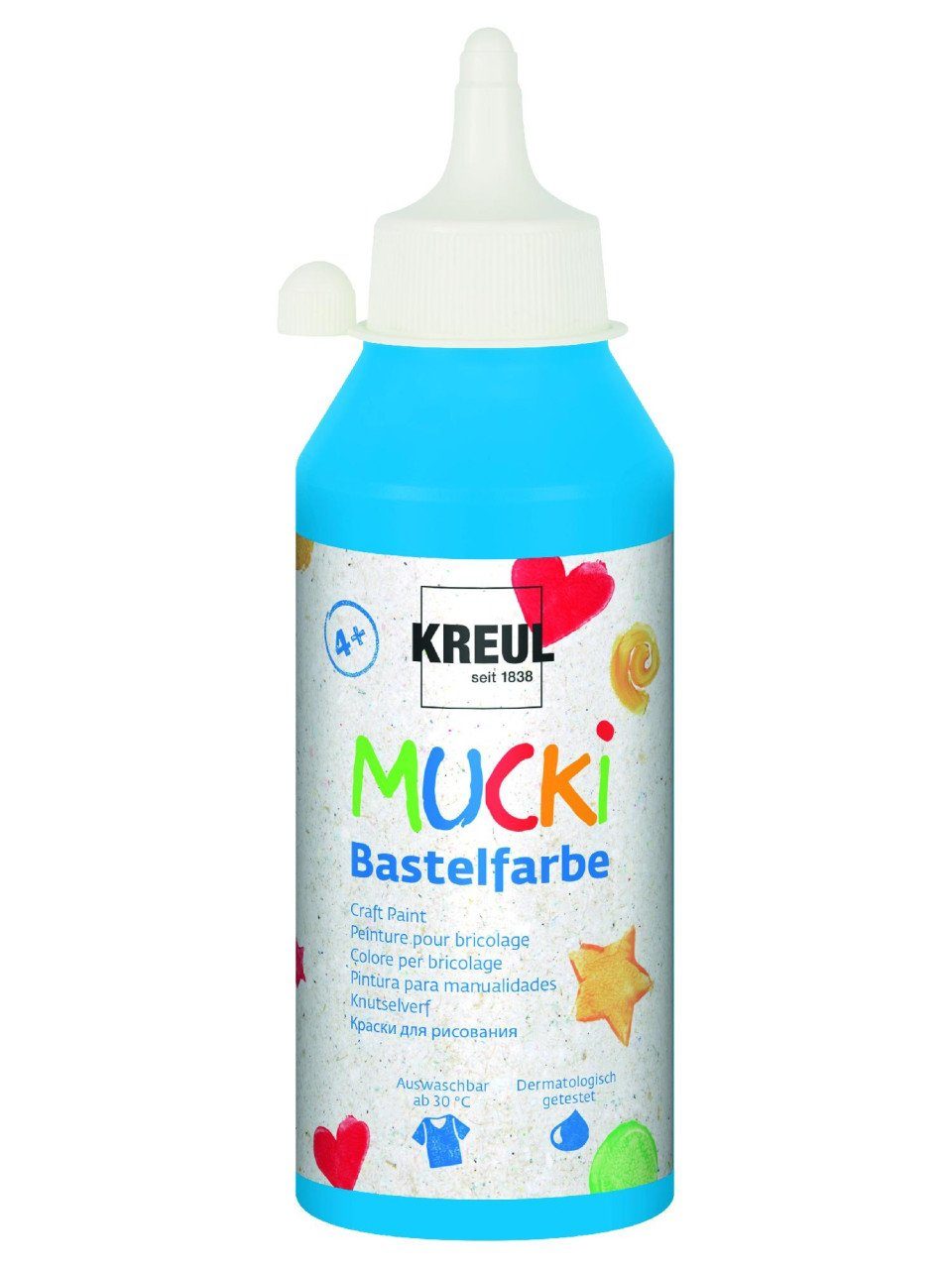 Bastelfarbe Kreul Mucki Bastelfarbe blau 250 ml