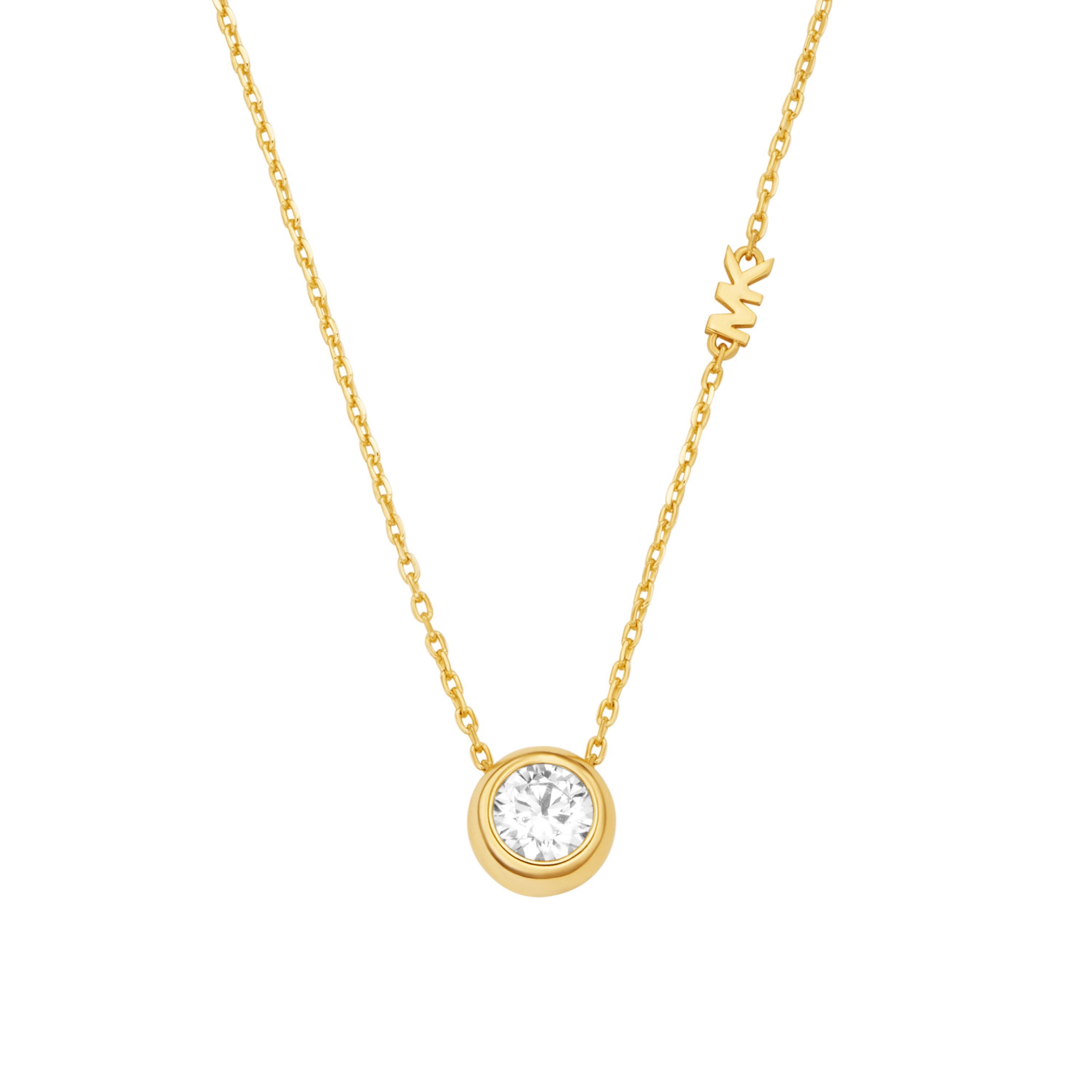 MICHAEL KORS Kette mit Anhänger Premium, mit Zirkonia (synth)