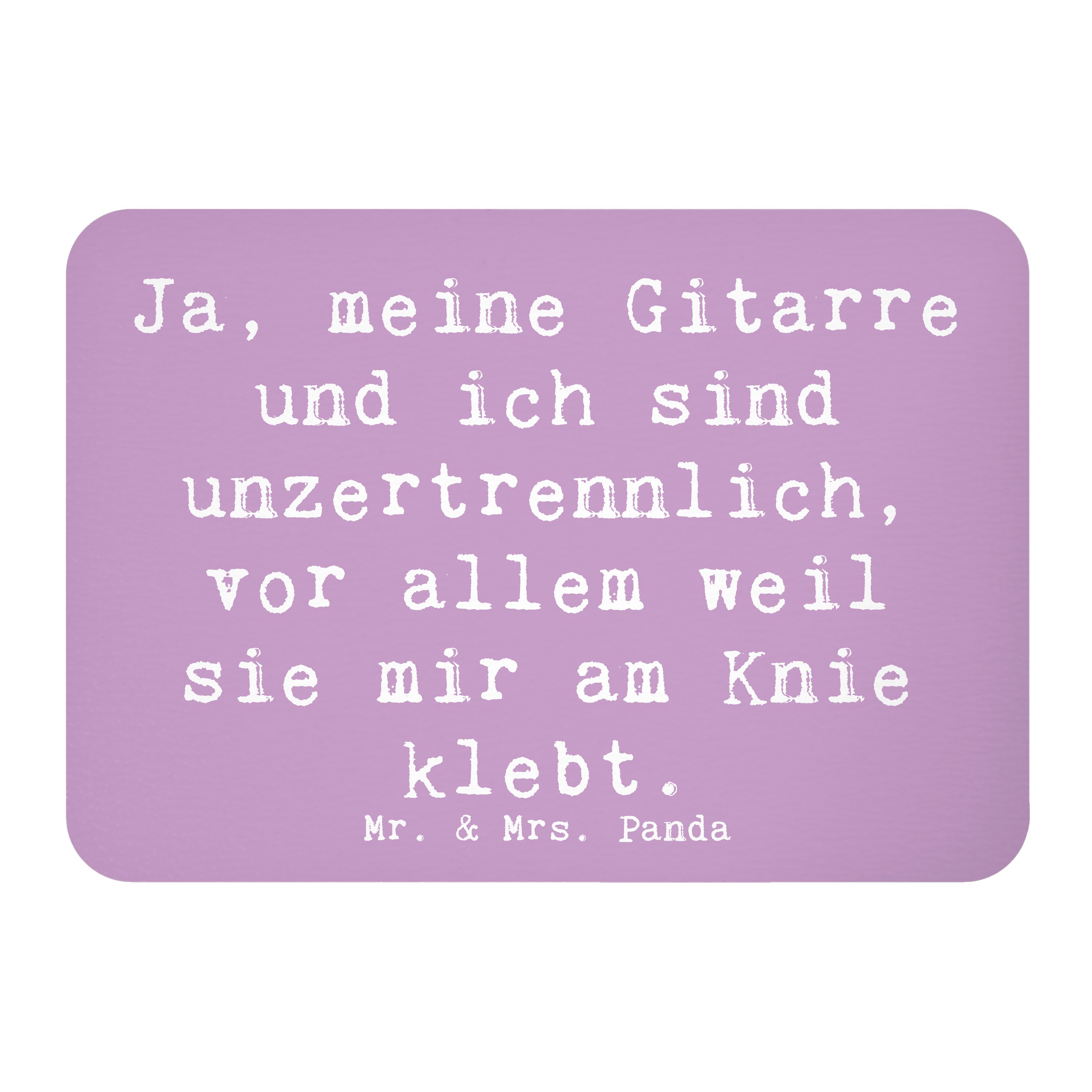 Magnet Spruch Gitarre Freund - Lavendeltraum - Geschenk, Musikliebe, Lernen