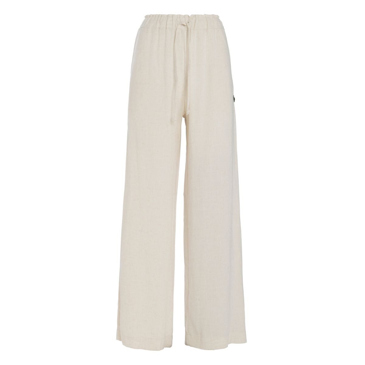Knit Factory Stoffhose Fern Hose Beige 40/42 (1-tlg) Hose lange Hose