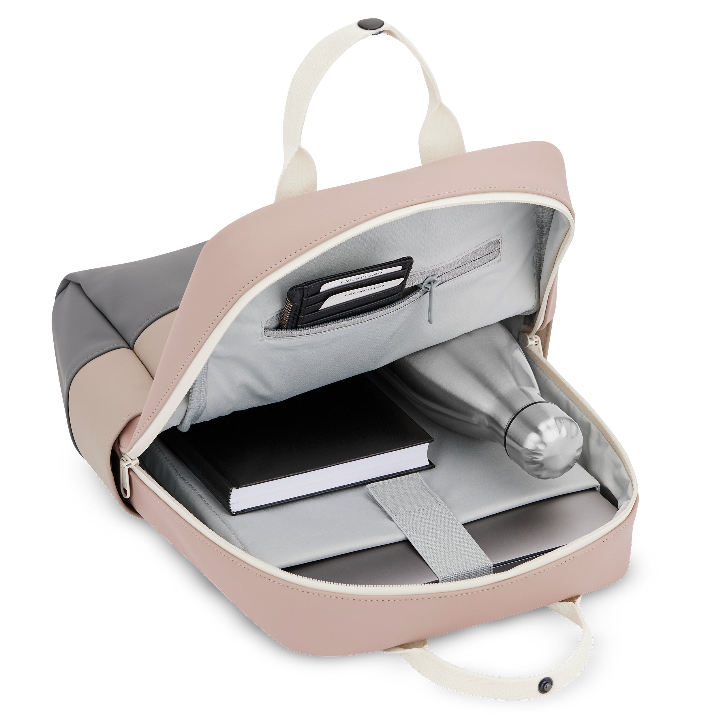 Johnny Urban Cityrucksack Hailey Tagesrucksack Damen mit Laptop Fach, Anti-Diebstahl Fach, Laptopfach, Wasserabweisend