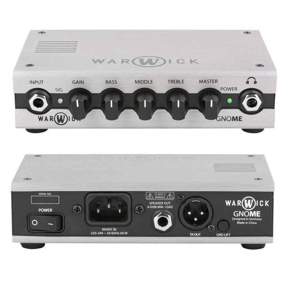 Warwick E-Gitarre Warwick Gnome Pocket Bass Amp Head 200 Watt