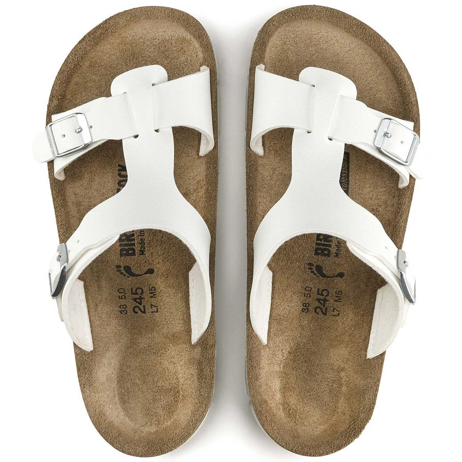 Birkenstock Sandalen Damen Sommer - Sofia - Anatomisches Kork-Latex-Fußbett - Sandale Flache Sandaletten mit modischer T-Spange und verstellbaren Riemen