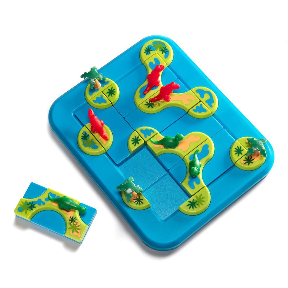 Smart Games Spiel Dinosaurier - Geheimnisvolle Inseln, Solitärspiel