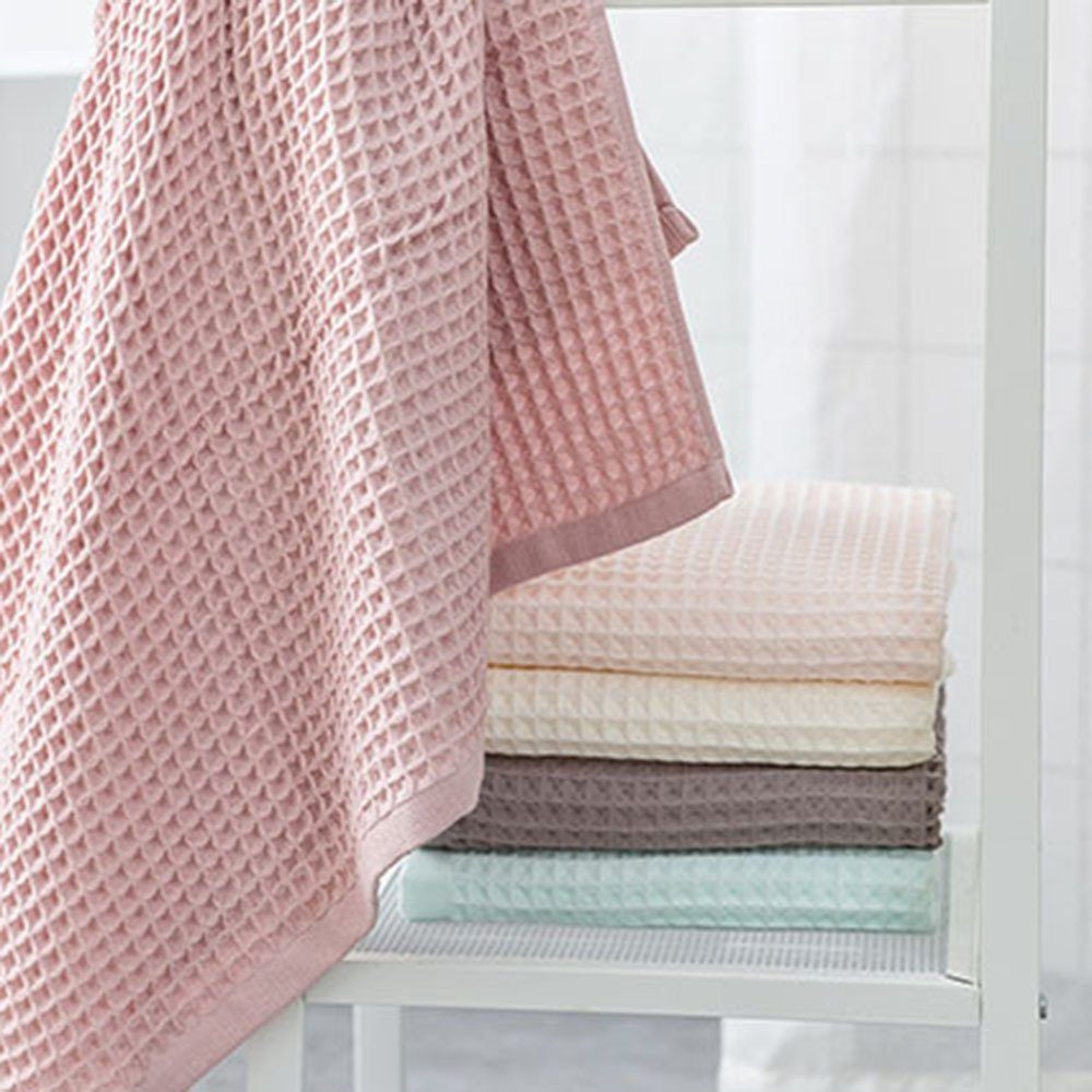 Handtuch Set Trocknendes Schnell Blusmart Für pink Waffel-Gesichtswaschlappen Erwachsene,