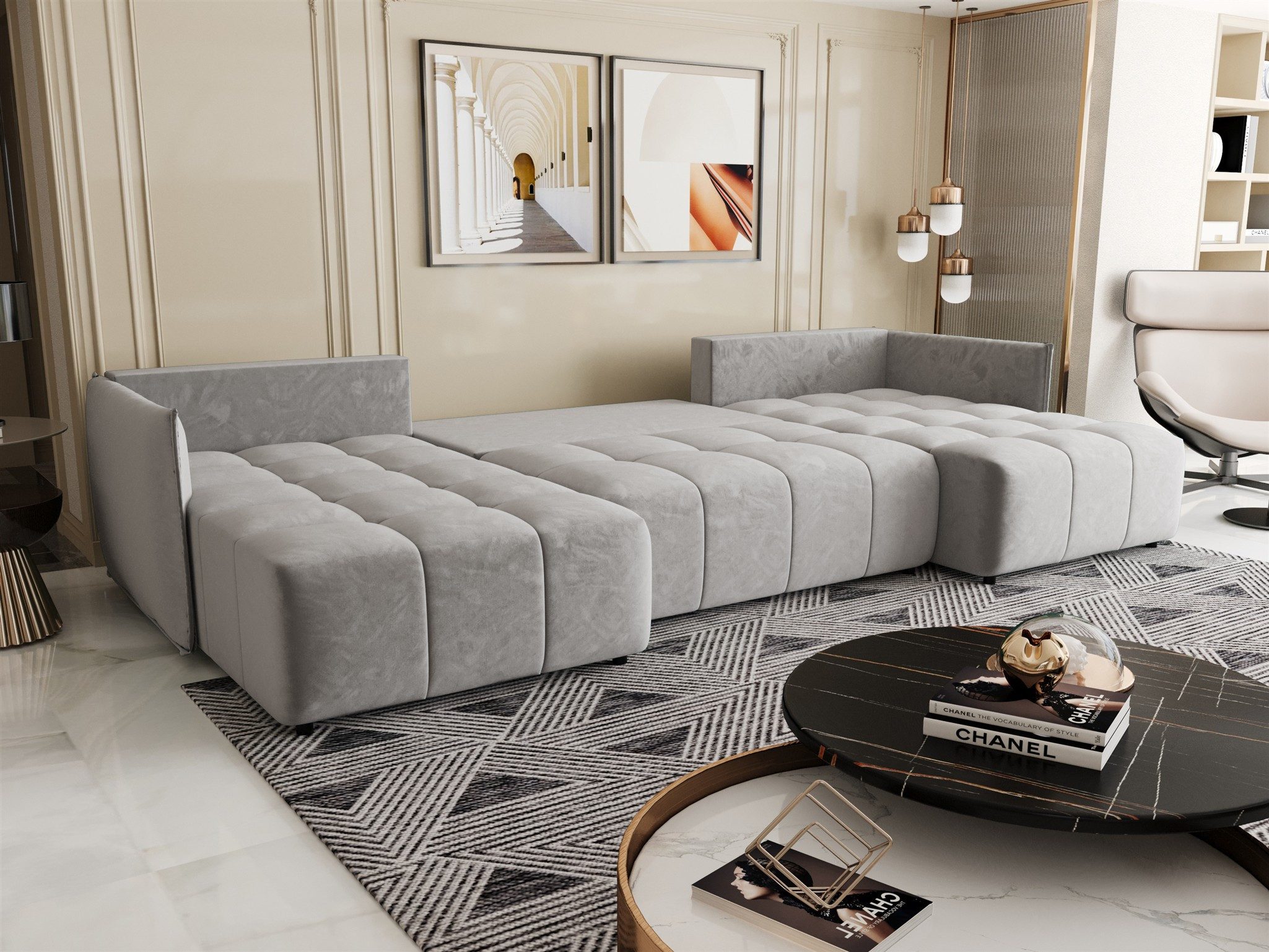 Fun Möbel Wohnlandschaft Sofa TREVISO in günstig online kaufen