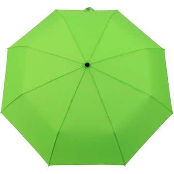 iX-brella Taschenregenschirm leichter moderner Schirm mit Auf-Zu-Automatik, leuchtend