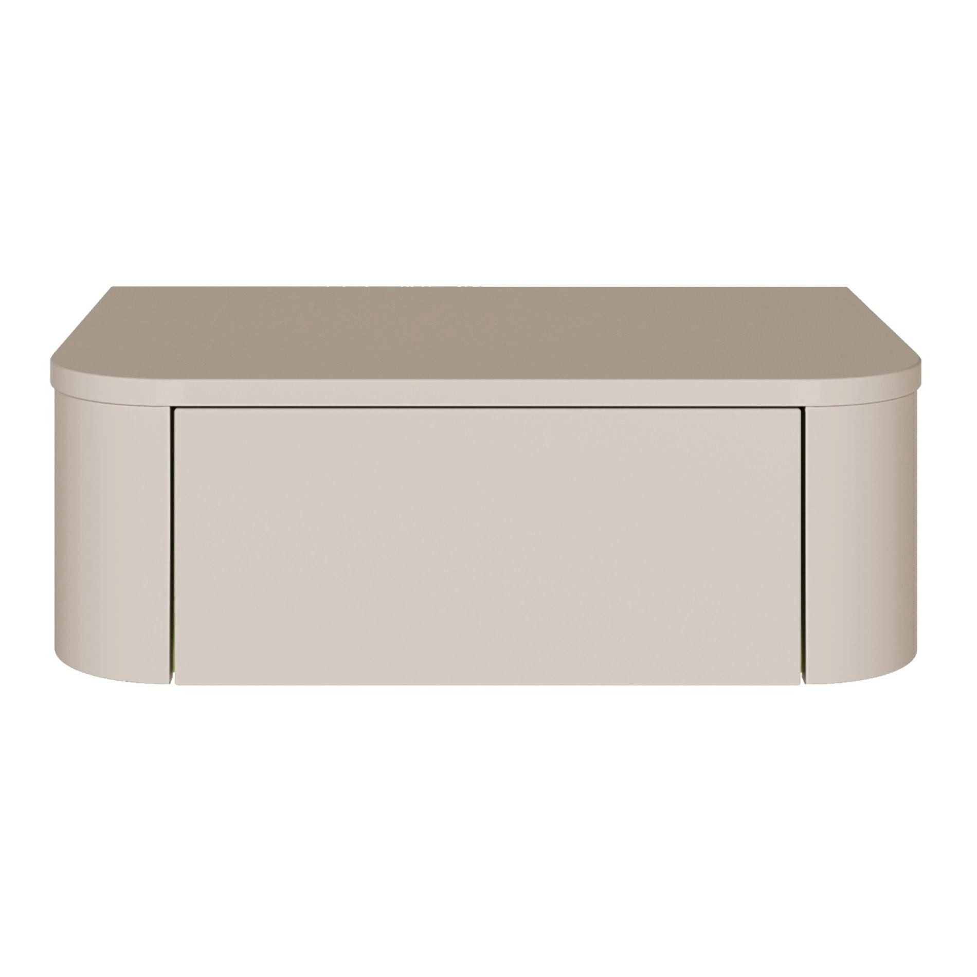 Selsey Nachttisch LUVIO, 2er-Set hängende Nachtschränke mit Schublade, grifflos, 59 cm