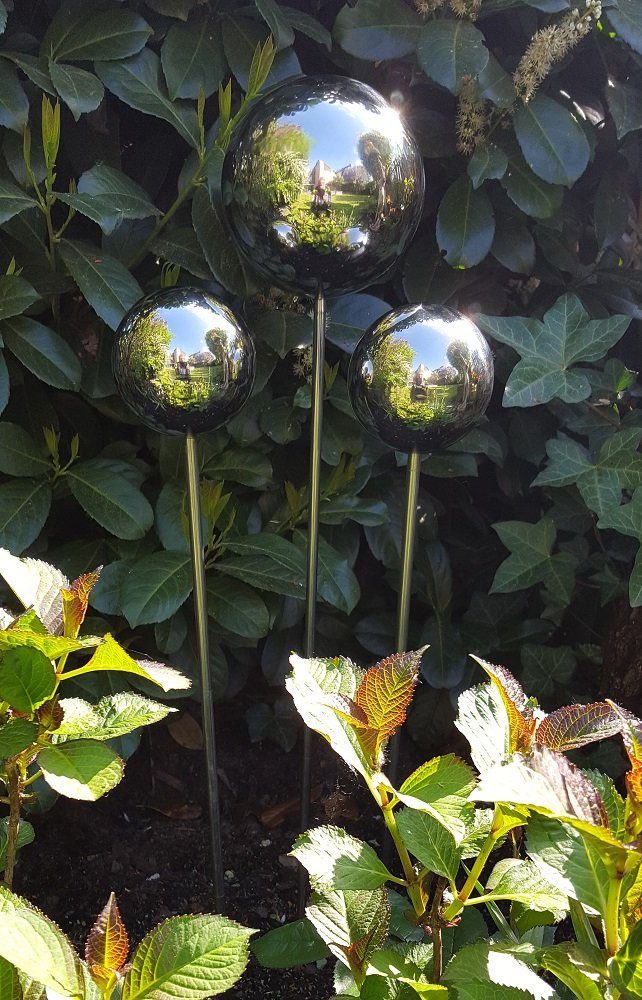 Jürgen Bocker GartenAmbiente Gartenstecker »Rosenkugel Edelstahl