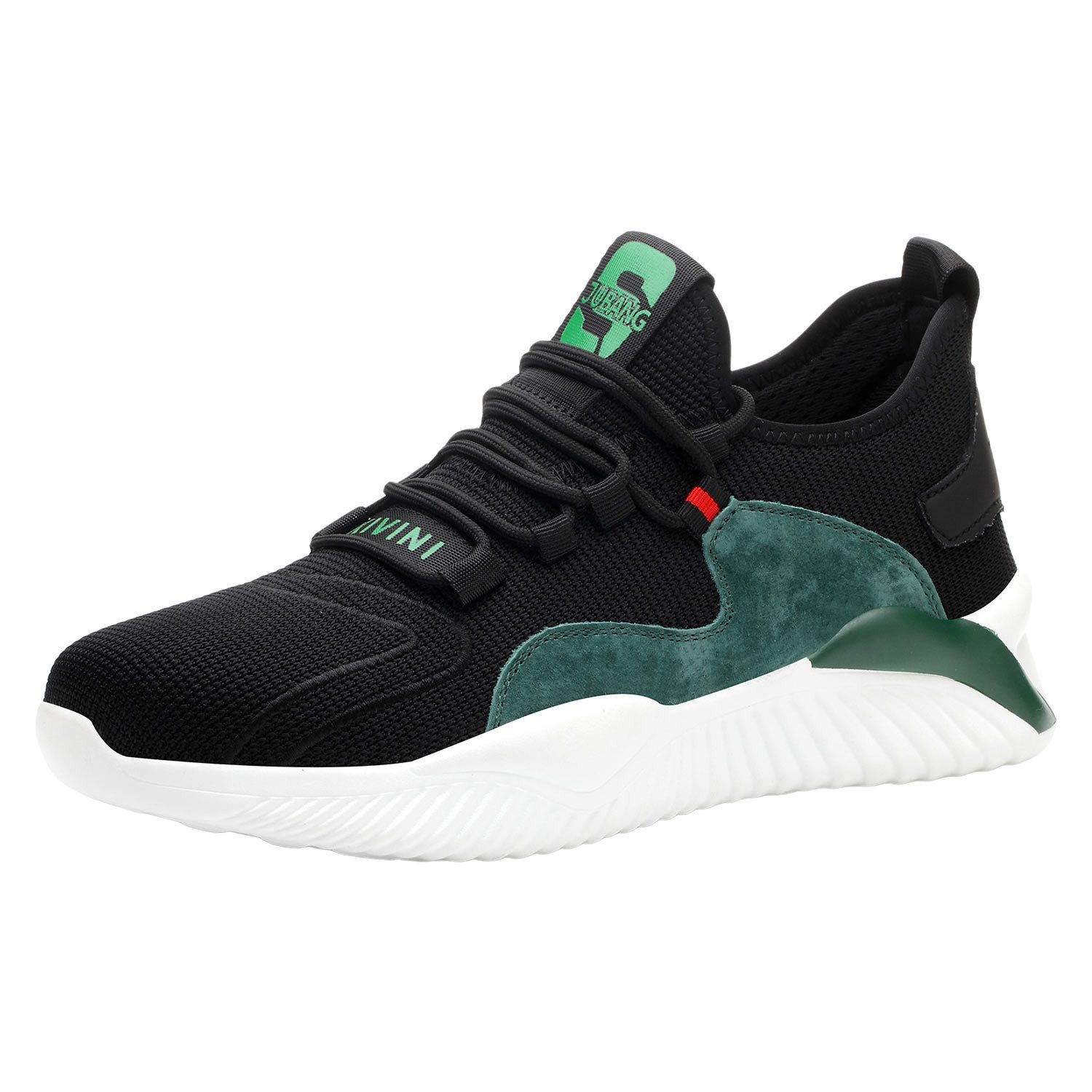 Refttenw Anti-Smash-und Anti-Pannen-Arbeitsschuhe,Sicherheitsschuh,atmungsaktiv Sicherheitsschuh Breitere Stahlkopfkonstruktion