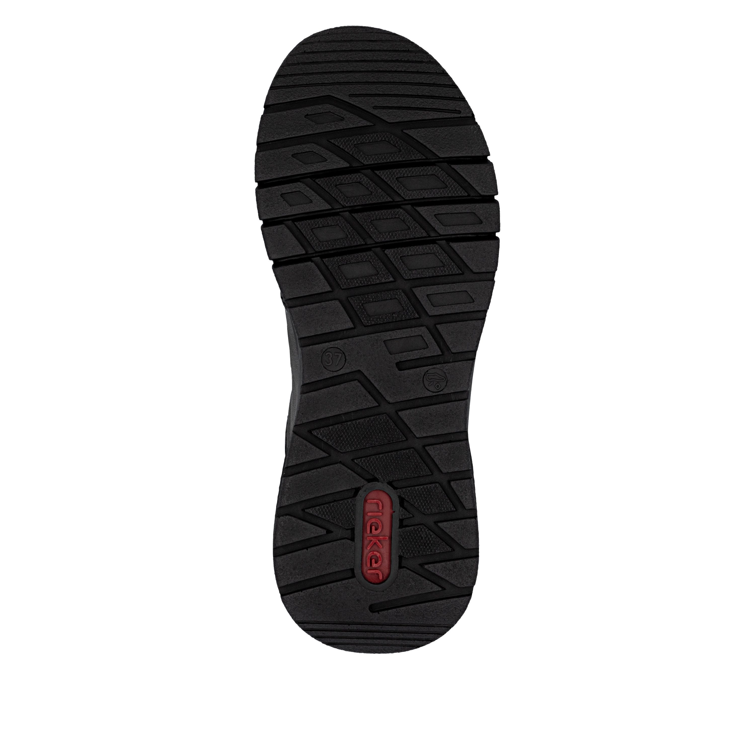 Rieker Slip-On Sneaker Schlupfschuh, Halbschuh, Freizeitsneaker, weiche MemoSoft-Innensohle