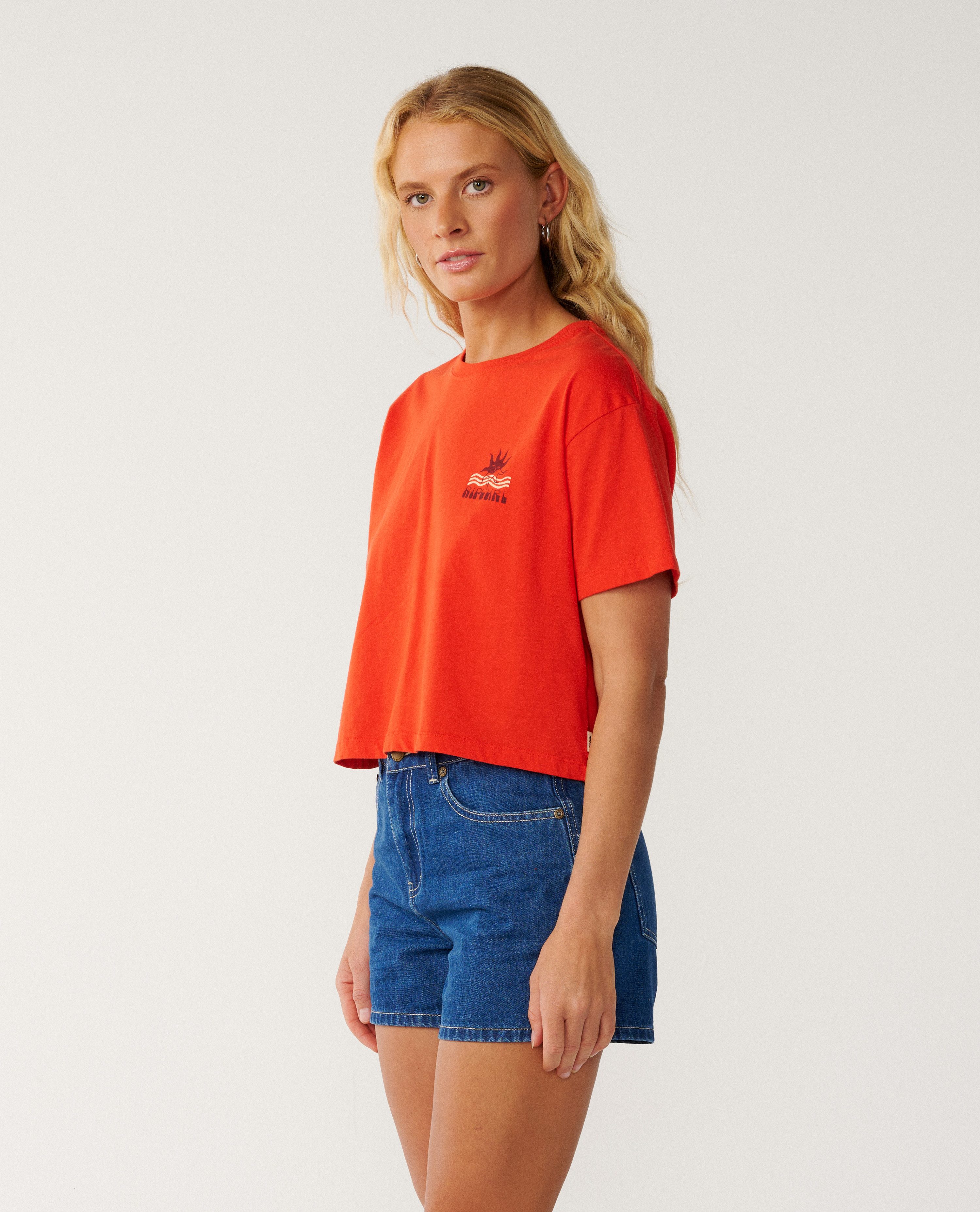 Rip Curl T-Shirt Swell Crop T-Shirt – Bild 2 von 5